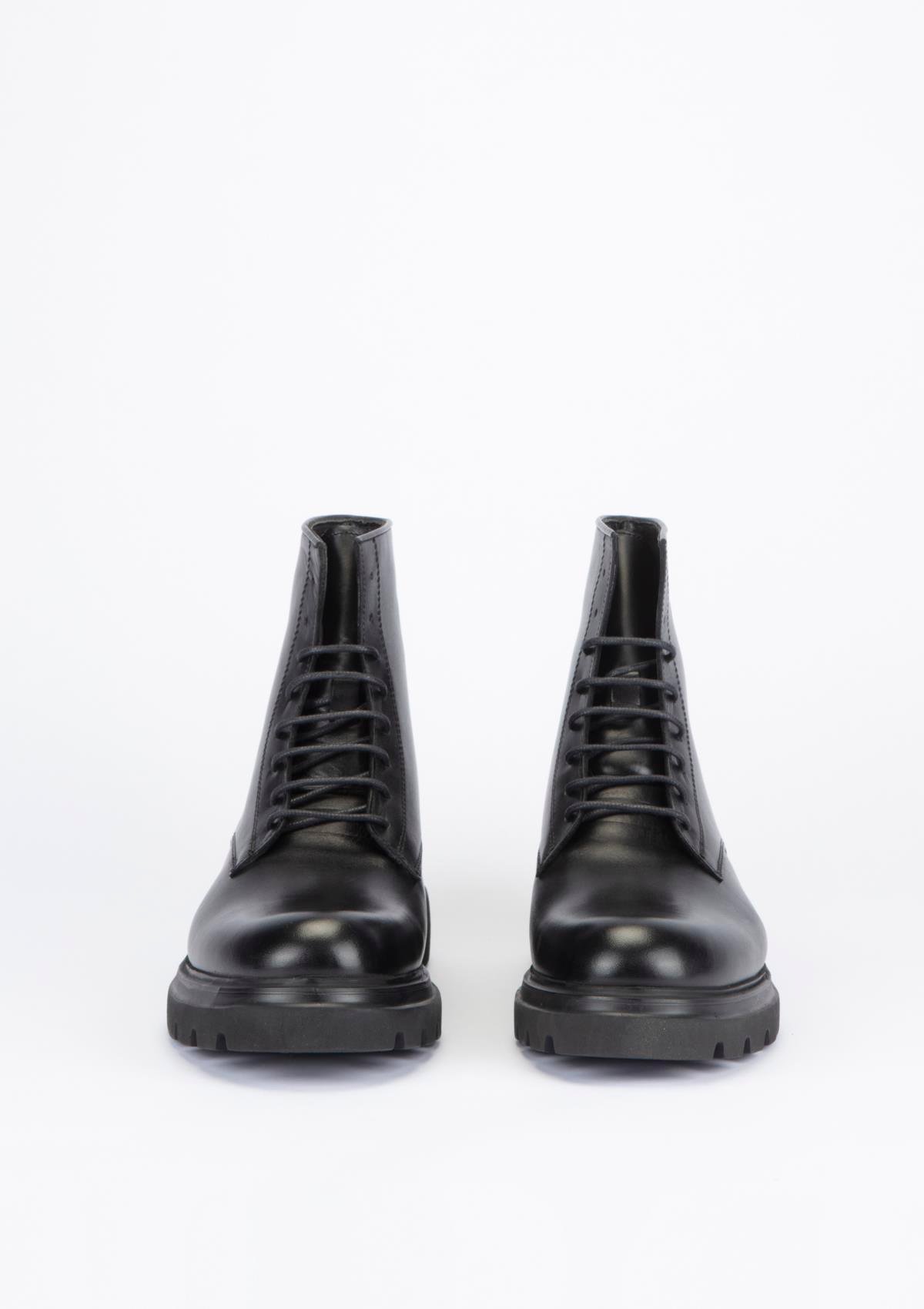 Uygun fiyatlı Erkek modeli Yeşil Kundura K17 5143  Erkek Siyah Deri Bot