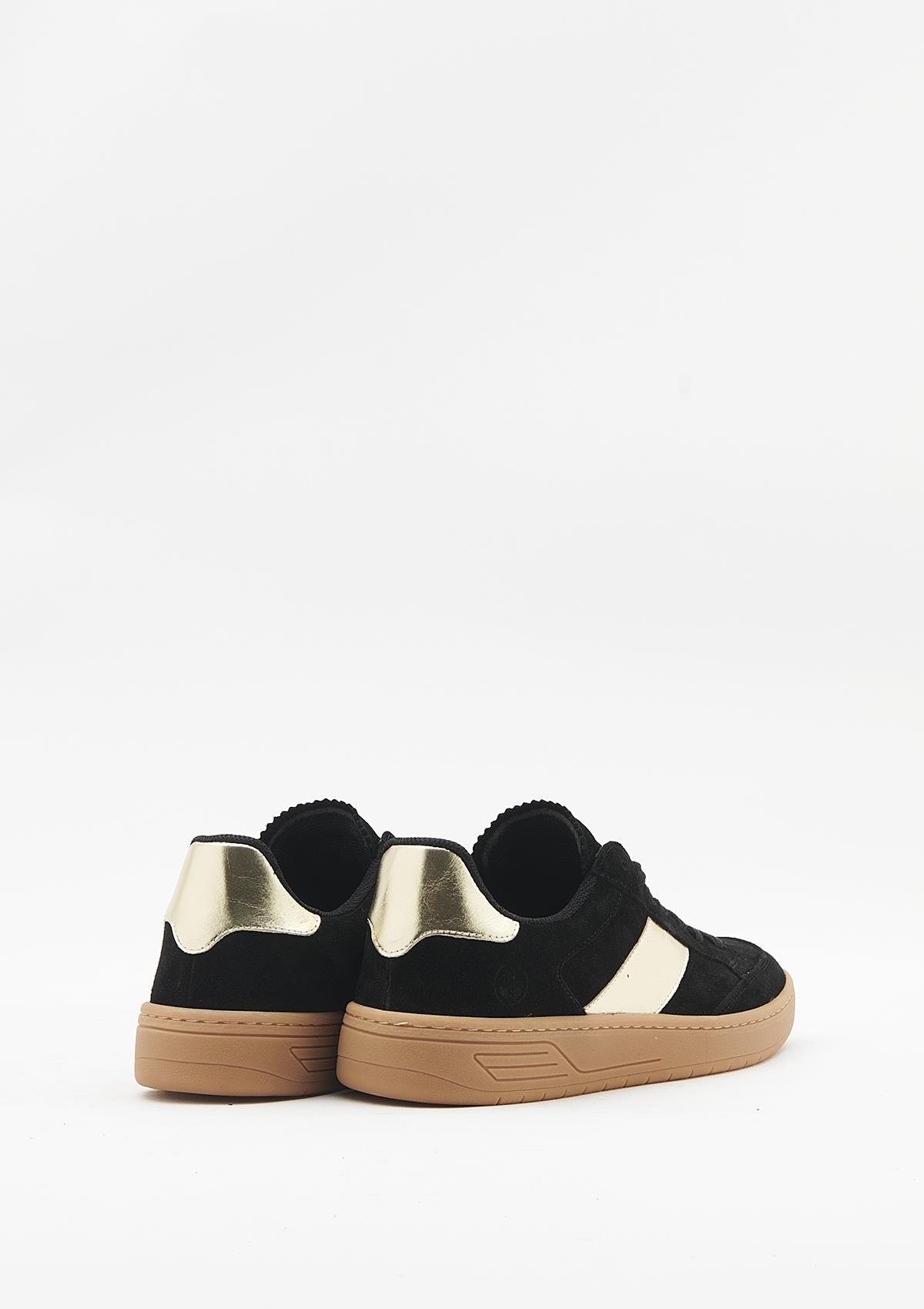 Uygun fiyatlı Kadın modeli North Sails Flador Kadın Siyah Süet Sneaker