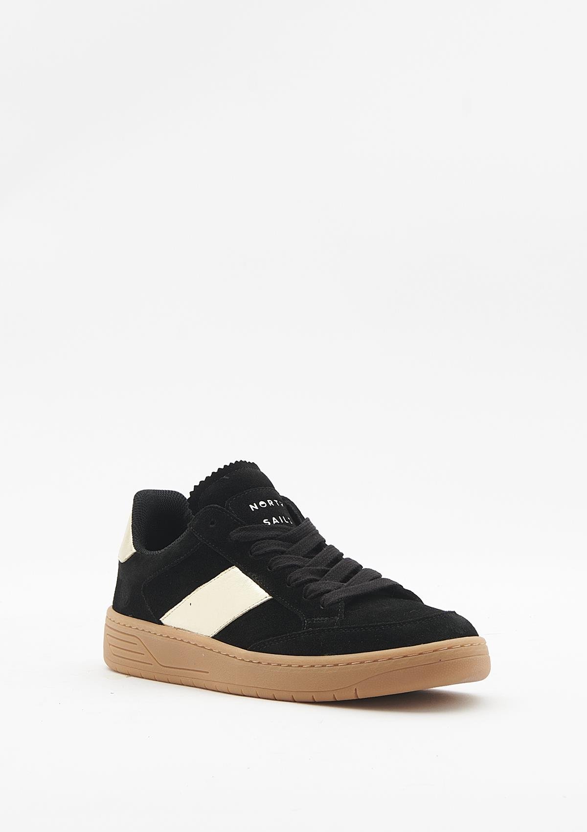 Uygun fiyatlı Kadın modeli North Sails Flador Kadın Siyah Süet Sneaker