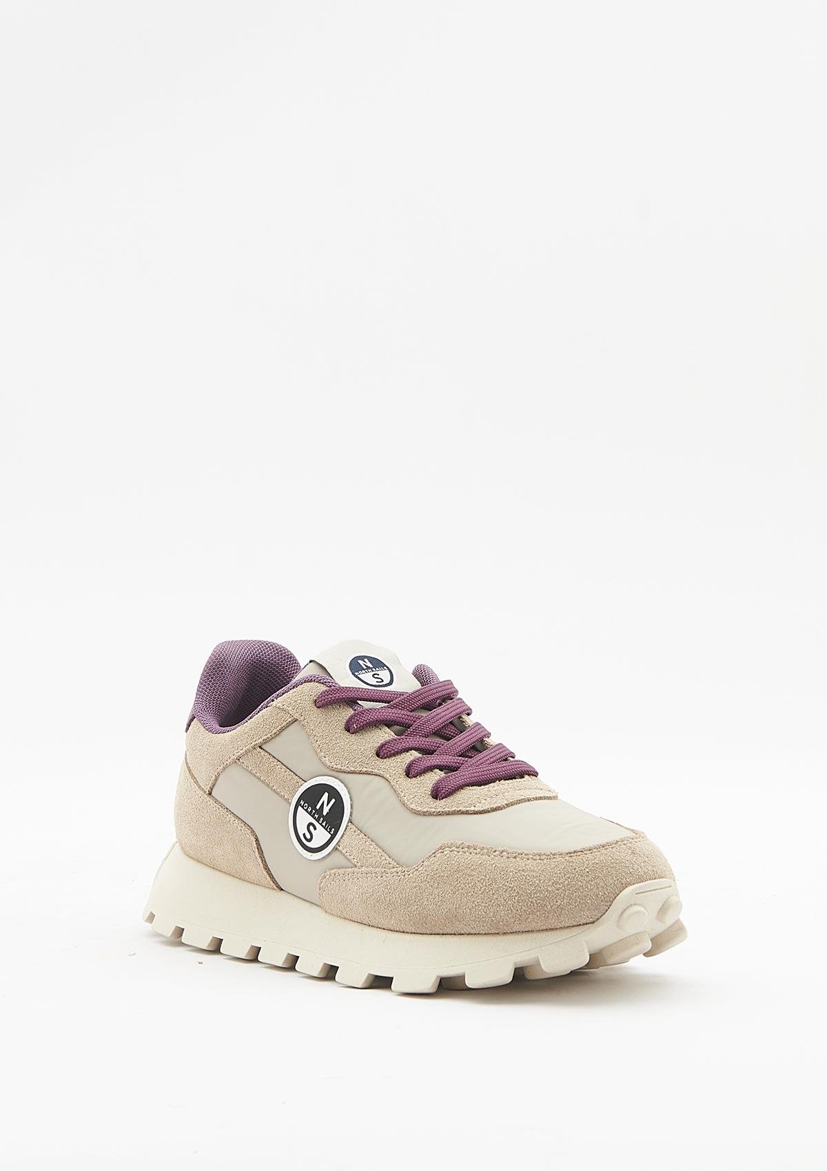 Uygun fiyatlı Kadın modeli North Sails Ketch Kadın Bej Süet Sneaker