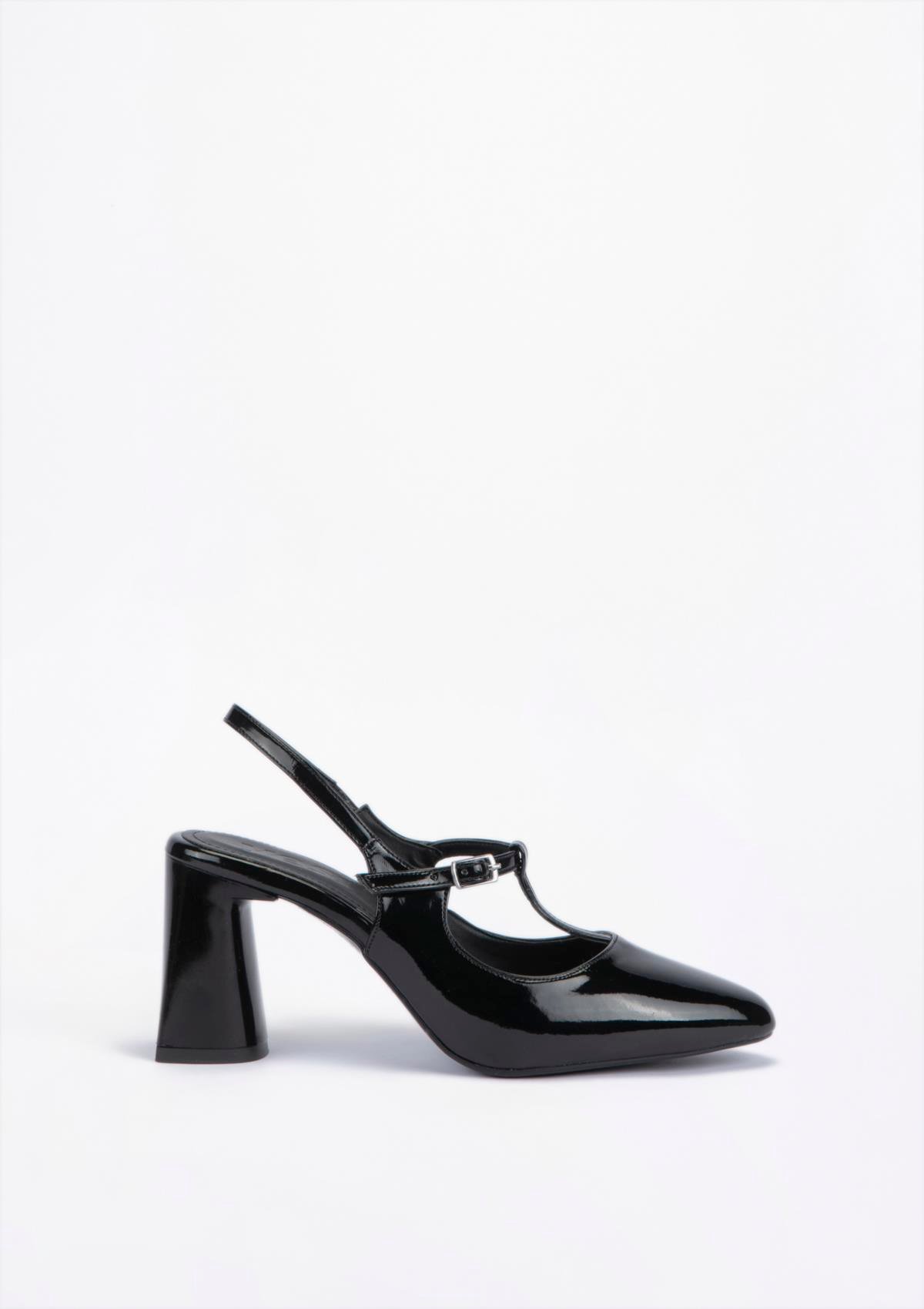 Uygun fiyatlı Kadın modeli Yeşil Kundura G13 Y459179 Kadın Siyah Suni Deri Ayakkabı