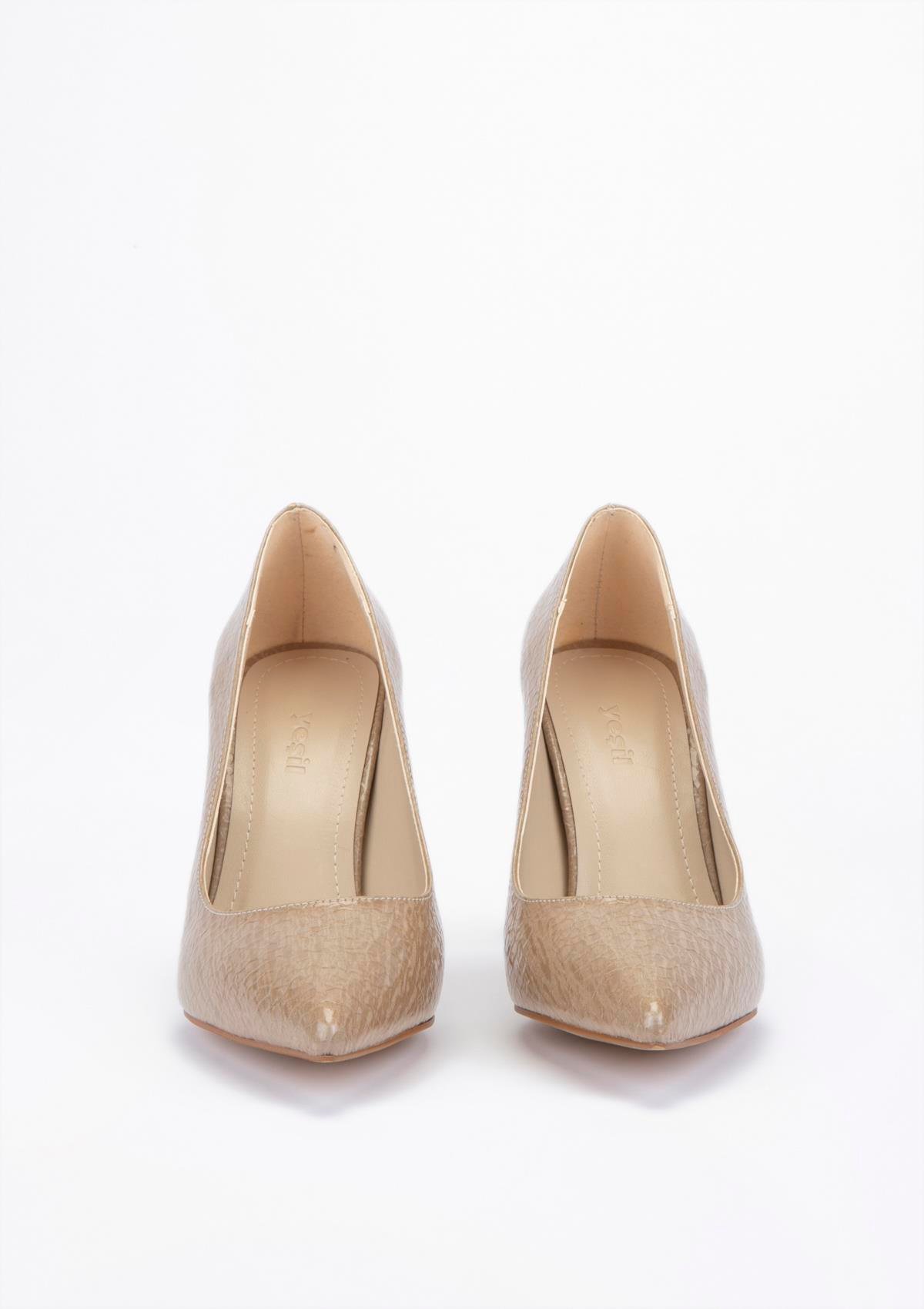 Uygun fiyatlı Kadın modeli Yeşil Kundura G13 Y312298 Kadın Vizon Suni Deri Ayakkabı