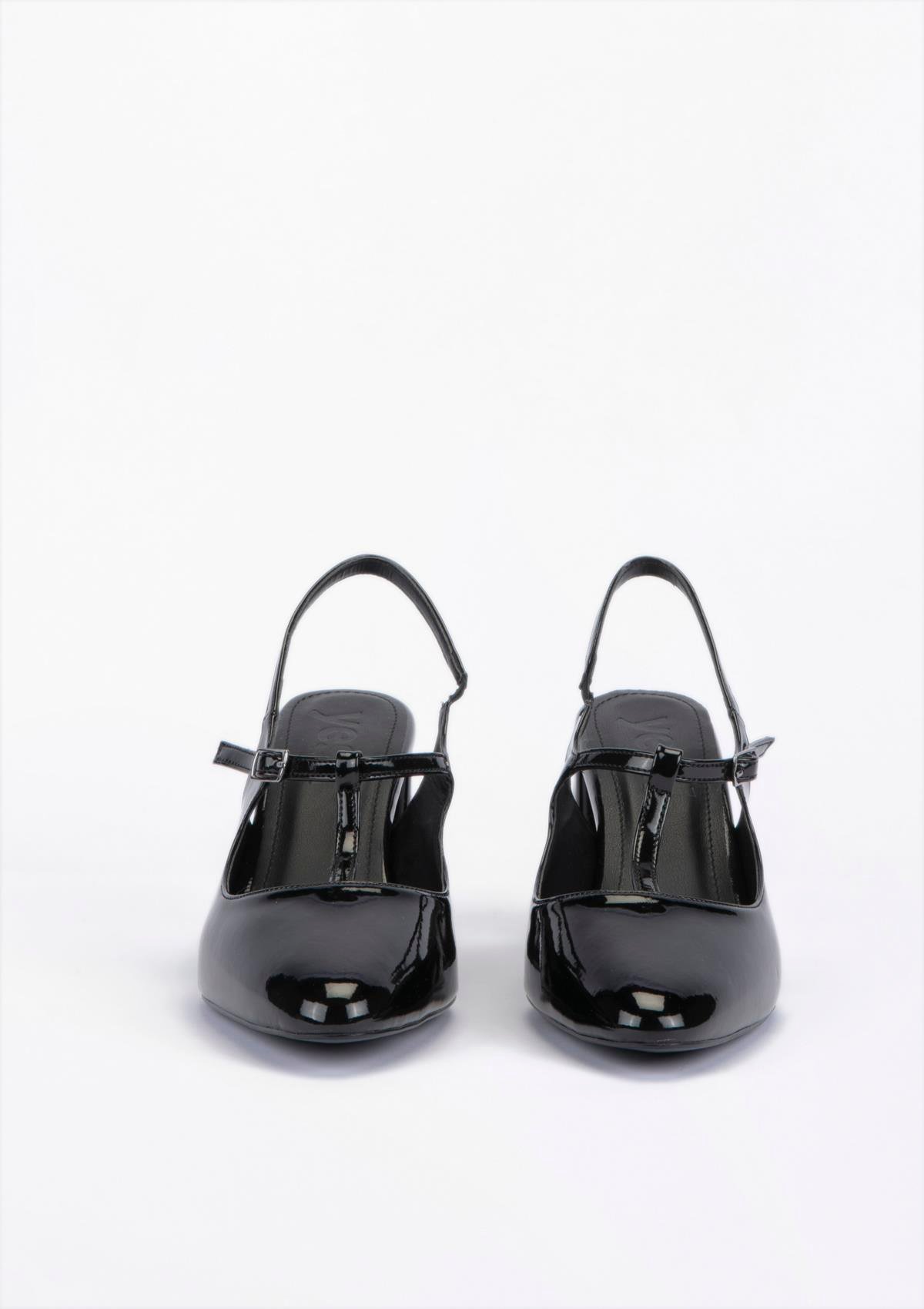 Uygun fiyatlı Kadın modeli Yeşil Kundura G13 Y459179 Kadın Siyah Suni Deri Ayakkabı