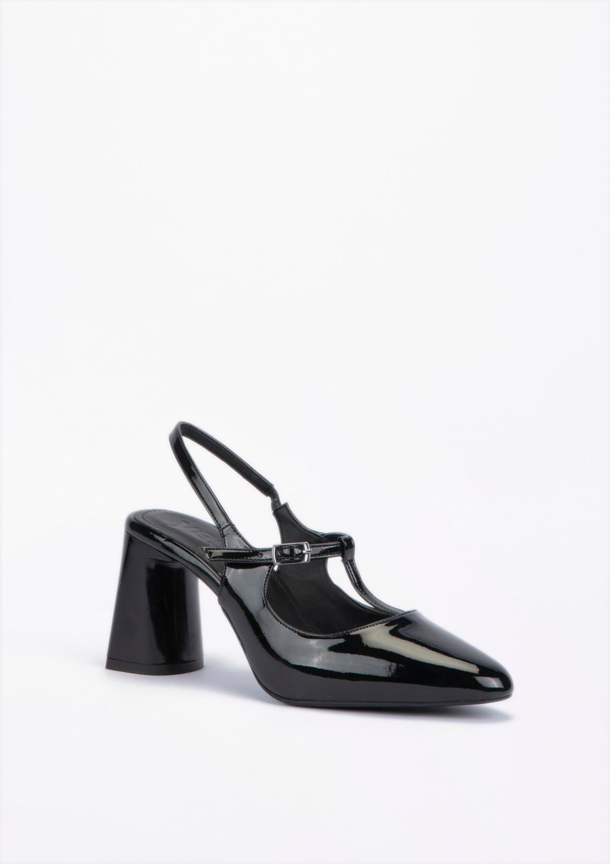 Uygun fiyatlı Kadın modeli Yeşil Kundura G13 Y459179 Kadın Siyah Suni Deri Ayakkabı