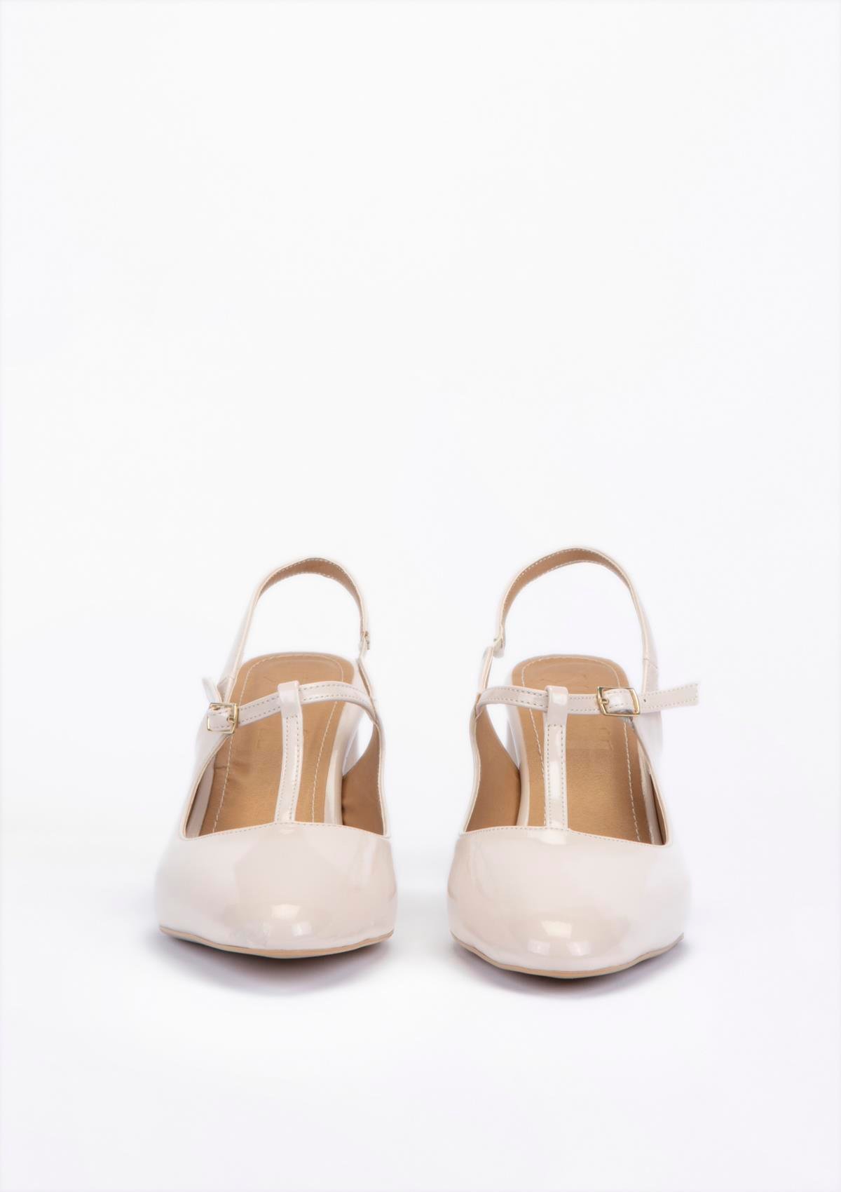 Uygun fiyatlı Kadın modeli Yeşil Kundura G13 Y459179 Kadın Bej Suni Deri Ayakkabı