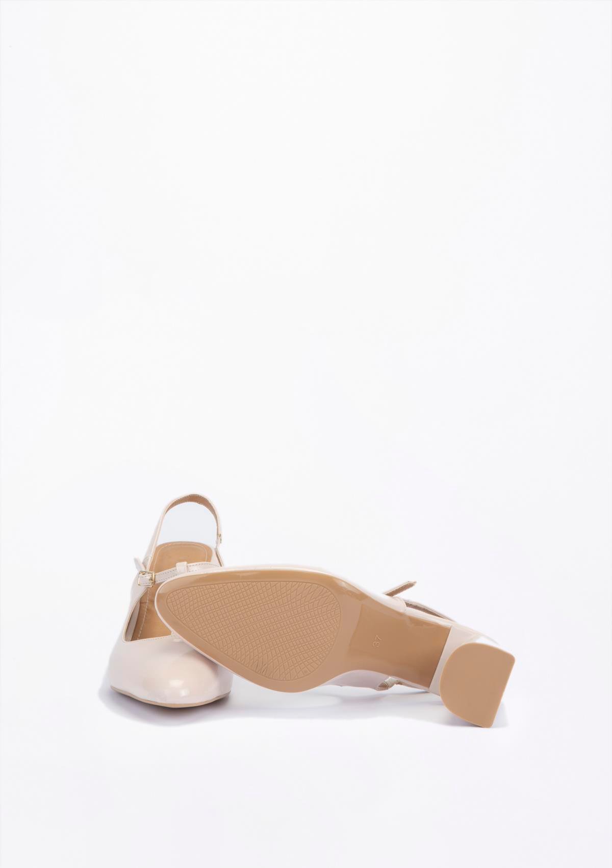 Uygun fiyatlı Kadın modeli Yeşil Kundura G13 Y459179 Kadın Bej Suni Deri Ayakkabı