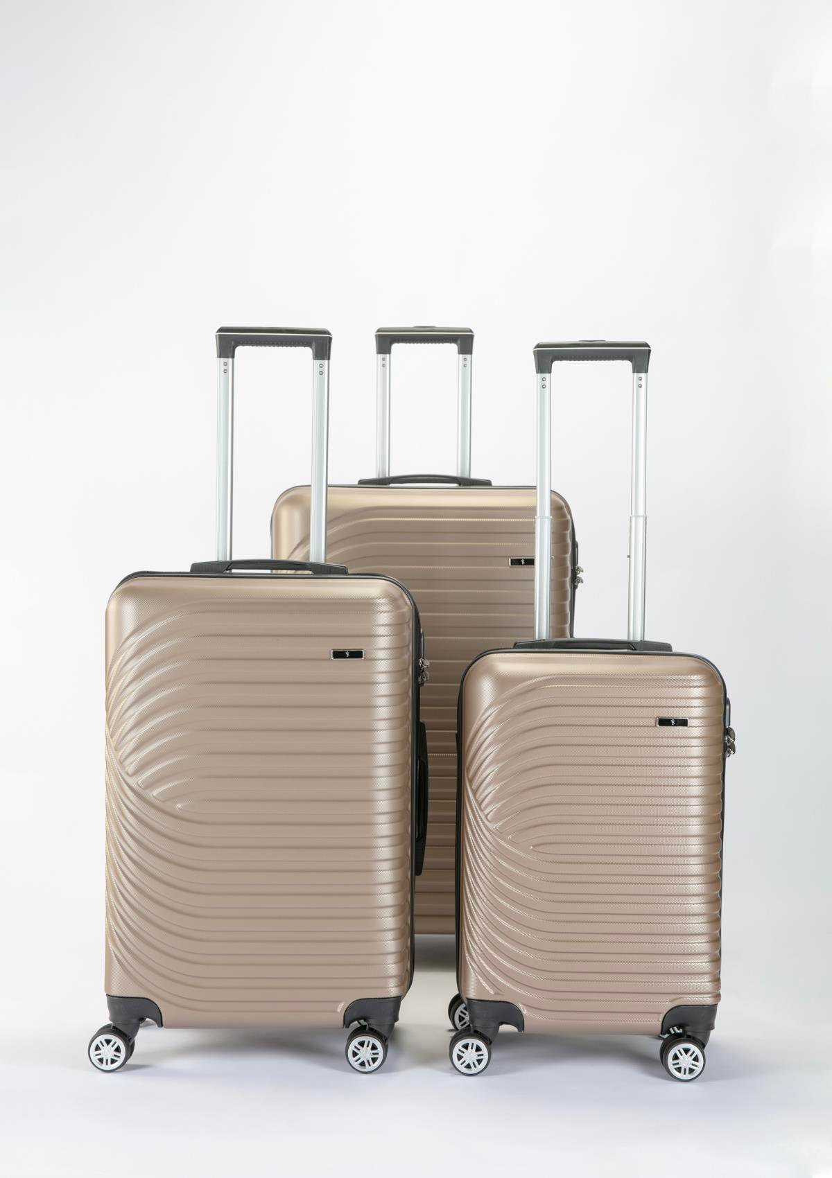 Yeşil Kundura Skyfly Abs Koyu Altın Rengi Valiz