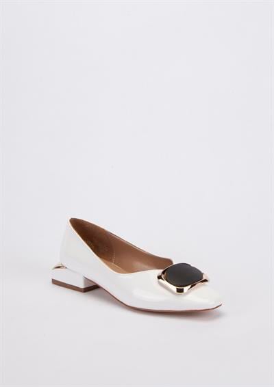 Yeşil Kundura T01 505-2267 Y23 Kadın Beyaz Ayakkabı