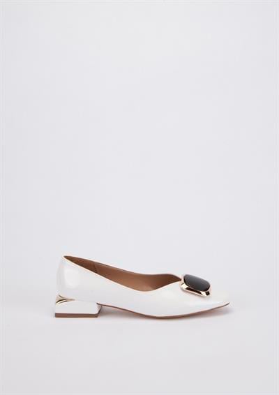 Yeşil Kundura T01 505-2267 Y23 Kadın Beyaz Ayakkabı