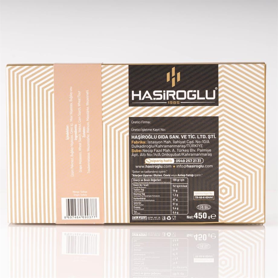 Beyaz Köpük Sucuğu (Cevizli) 480 Gr