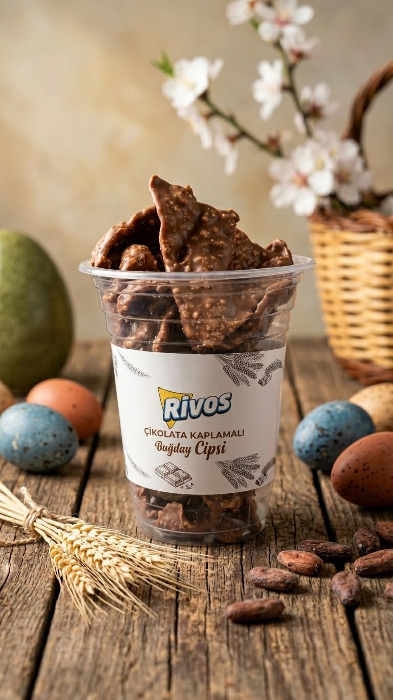 Haşiroğlu Rivos Buğday Cipsi (Çikolatalı)
