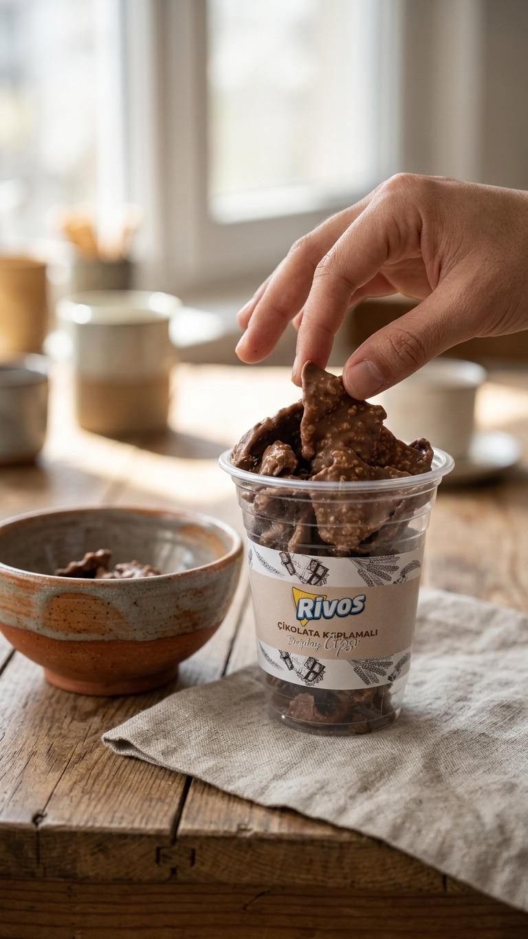 Haşiroğlu Rivos Buğday Cipsi (Çikolatalı)