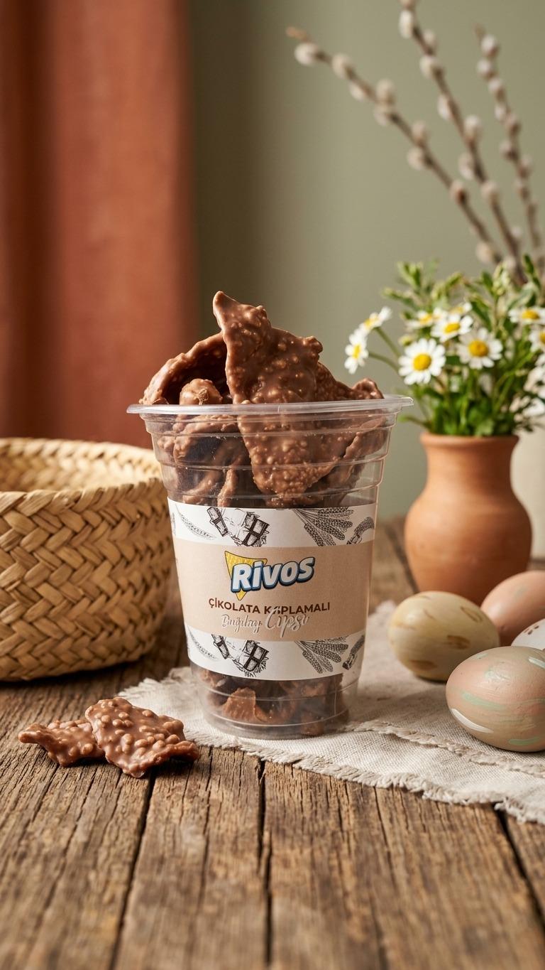 Haşiroğlu Rivos Buğday Cipsi (Çikolatalı)