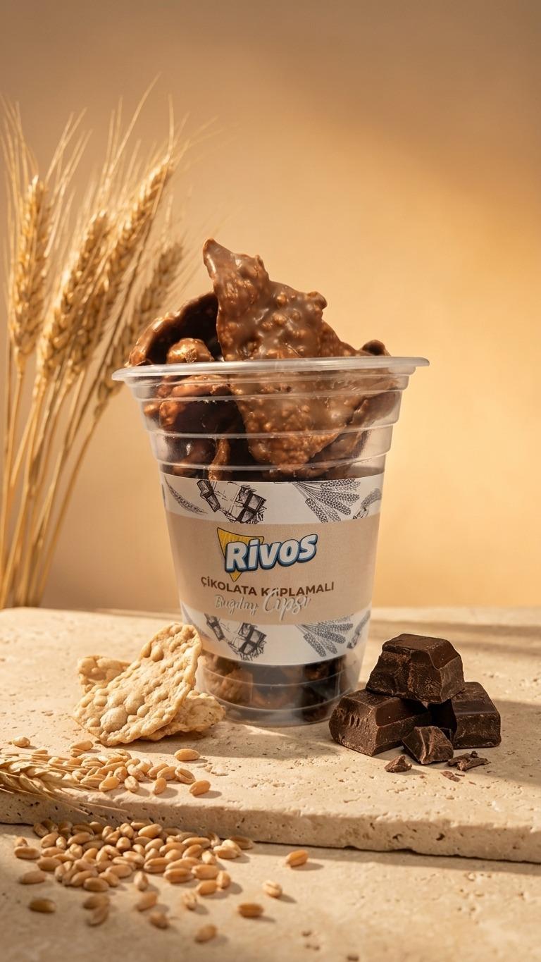 Haşiroğlu Rivos Buğday Cipsi (Çikolatalı)