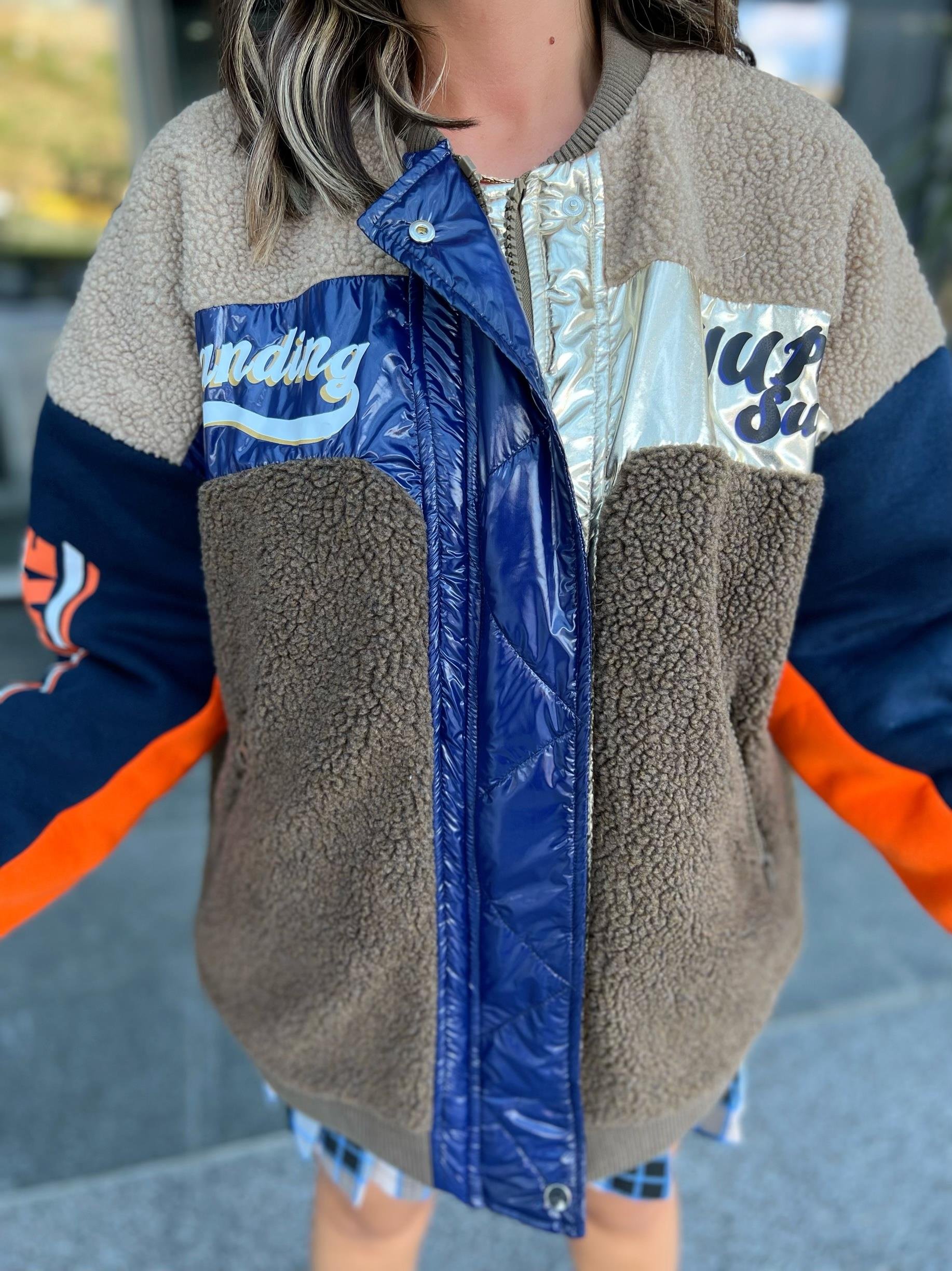 Akrelik Detaylı Tedy Bomber Ceket