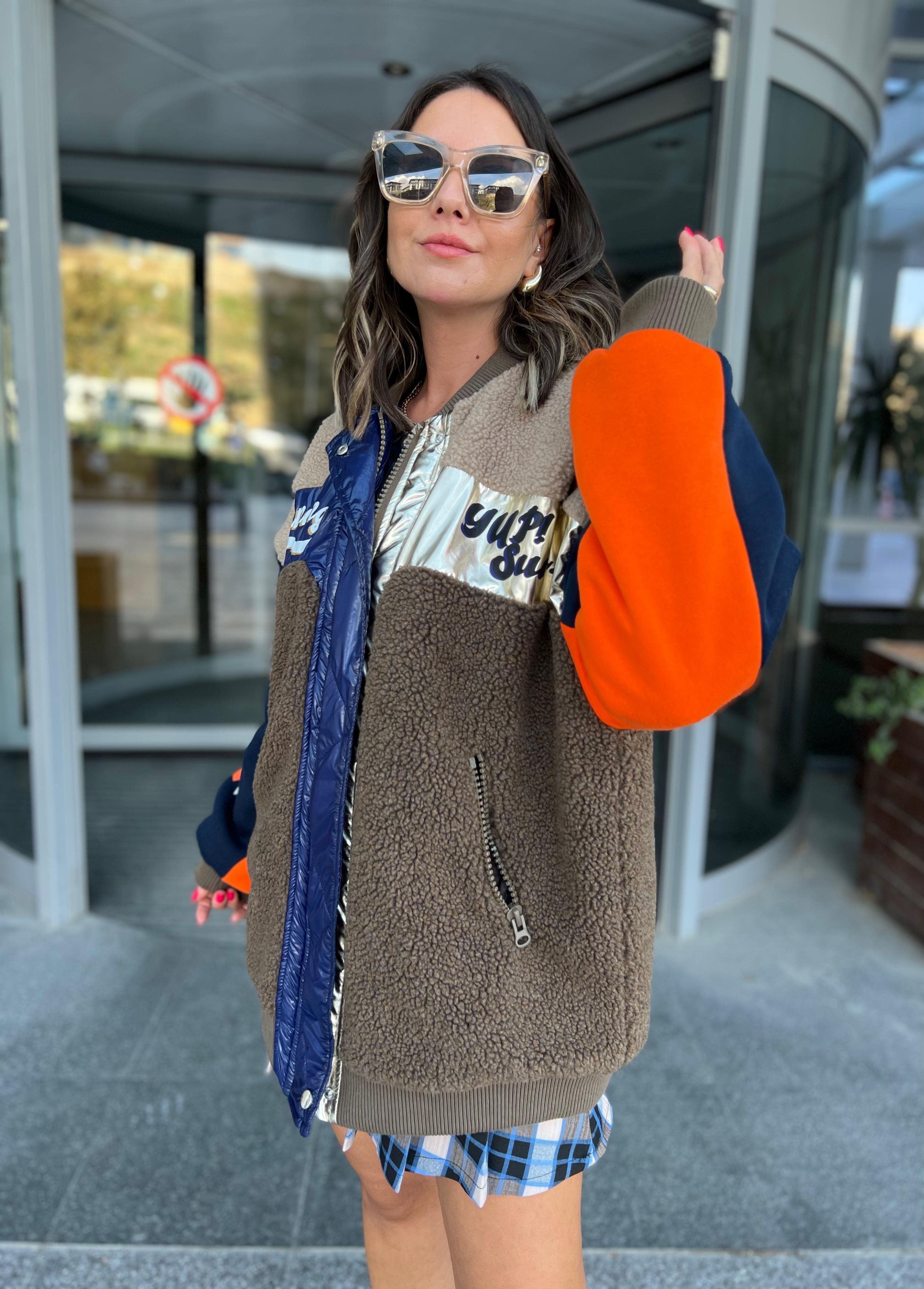 Akrelik Detaylı Tedy Bomber Ceket