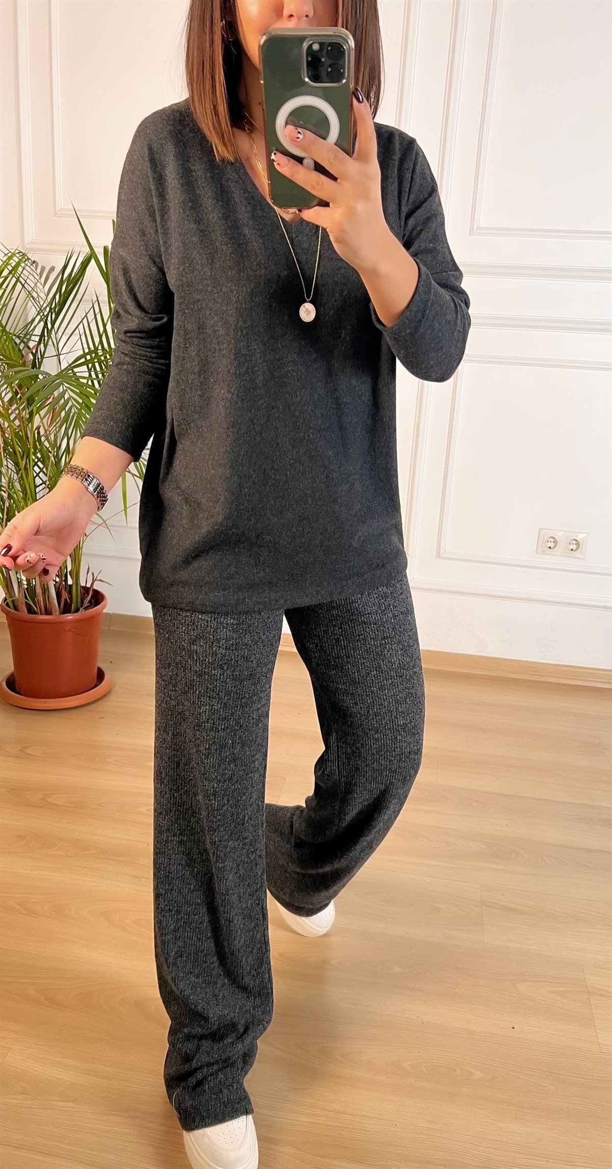 Füme Triko Pantolon