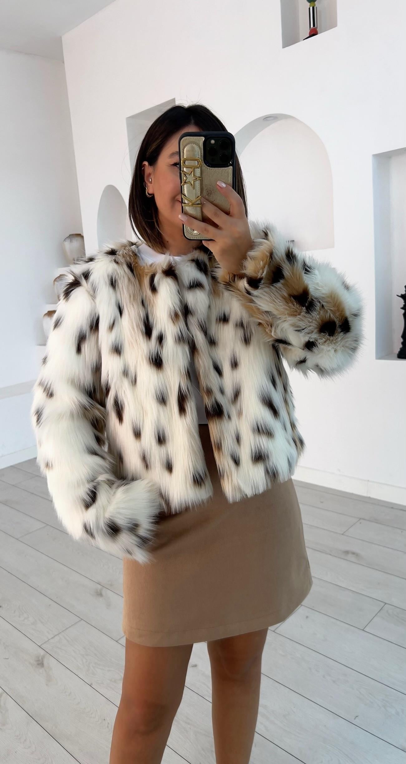 Leopar Kürk Ceket