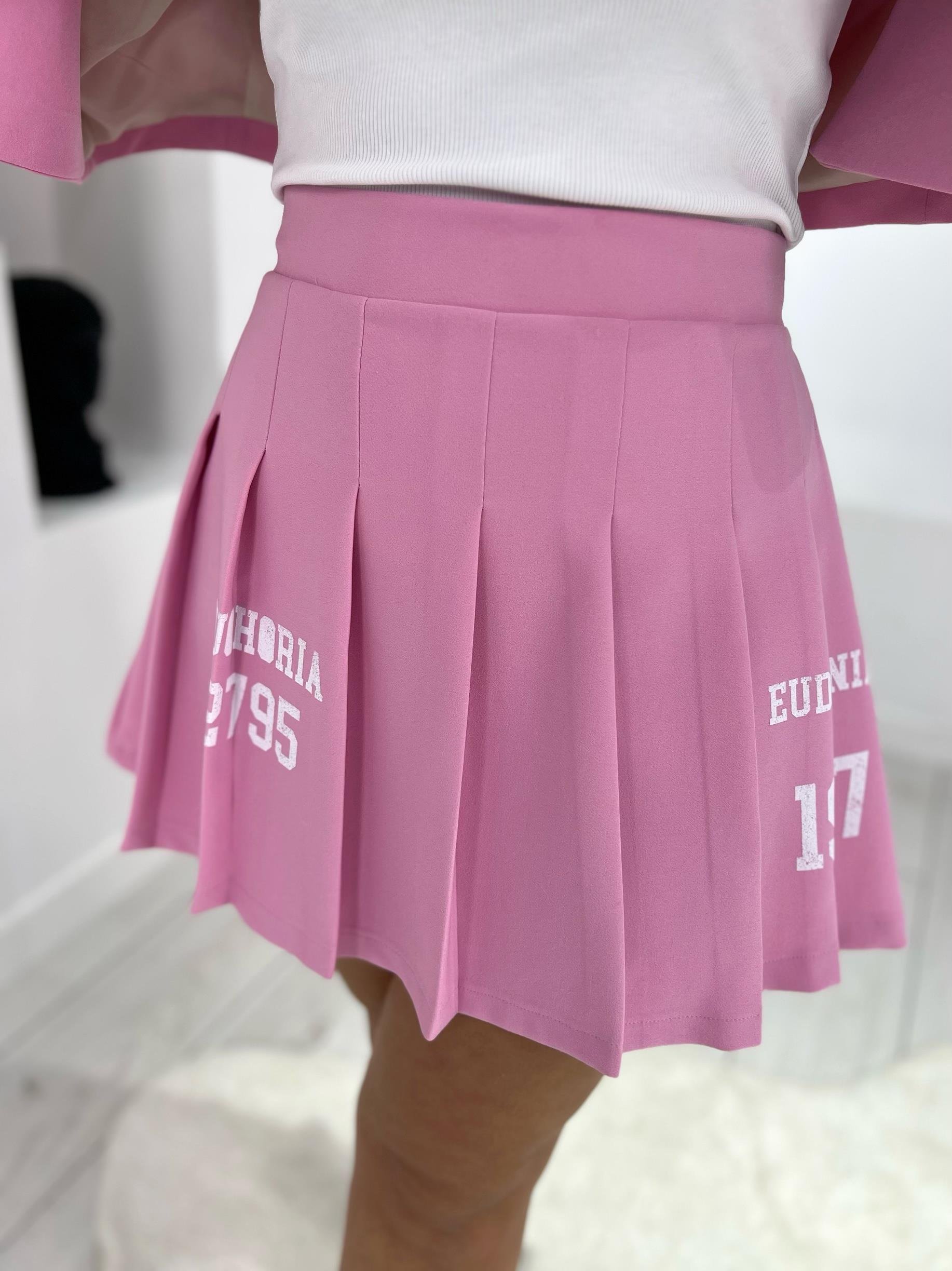 Pembe Pileli Etek