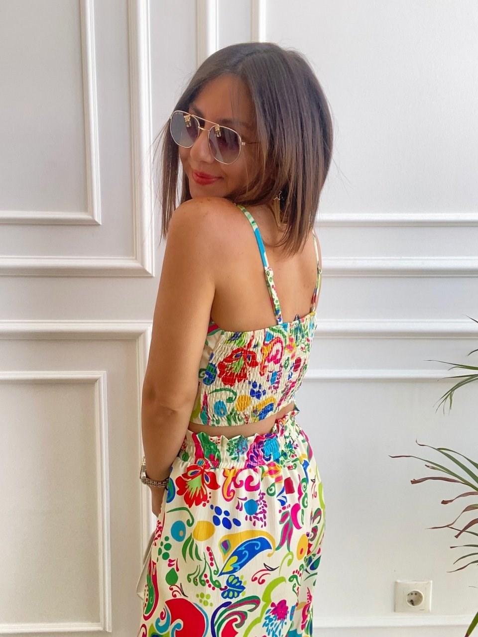 Saten Asklılı Crop