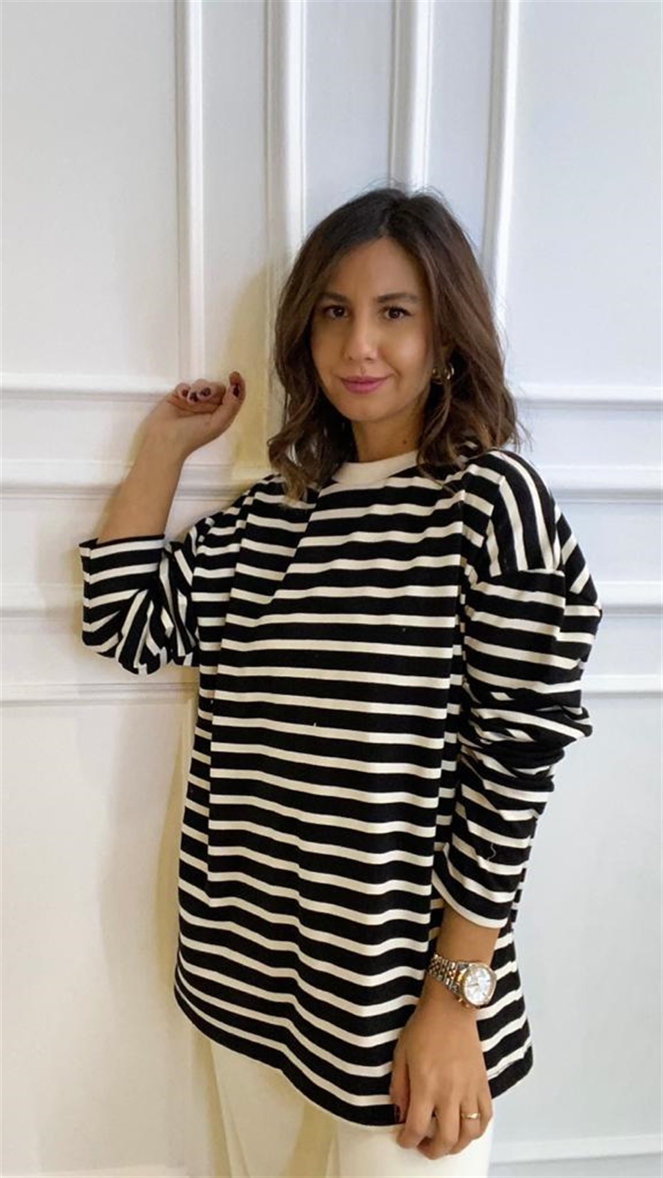 Siyah Çizgili Basic