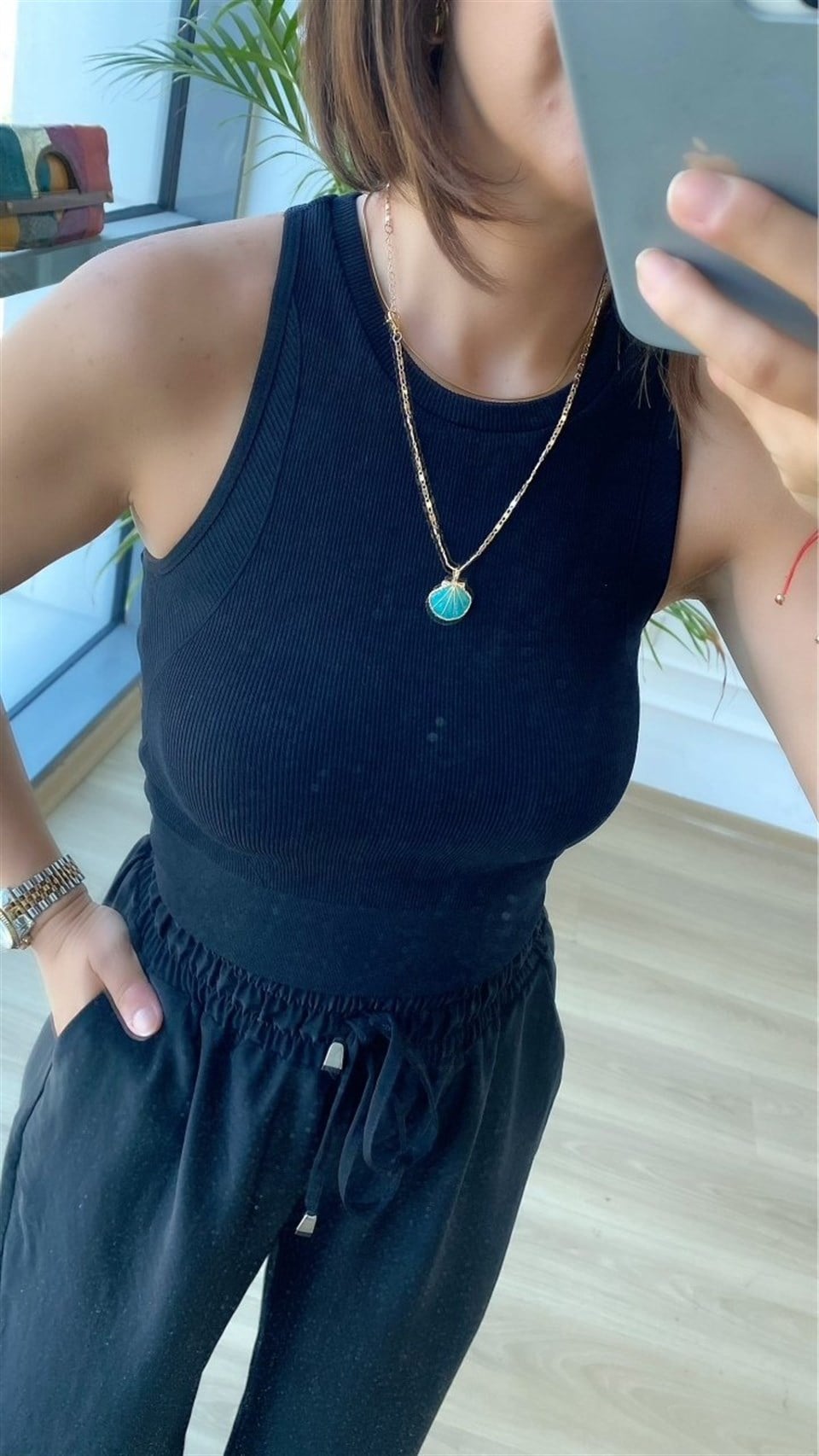 Siyah Fitilli Crop
