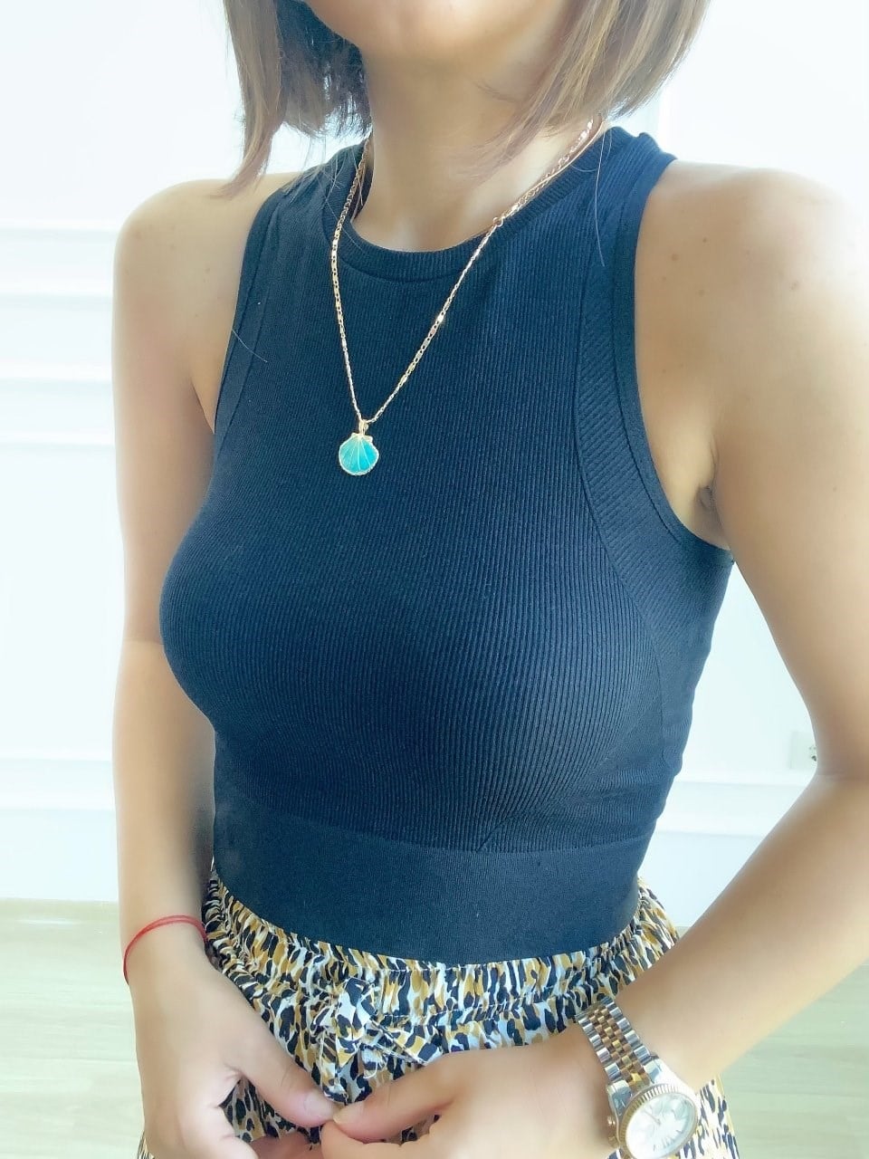 Siyah Fitilli Crop
