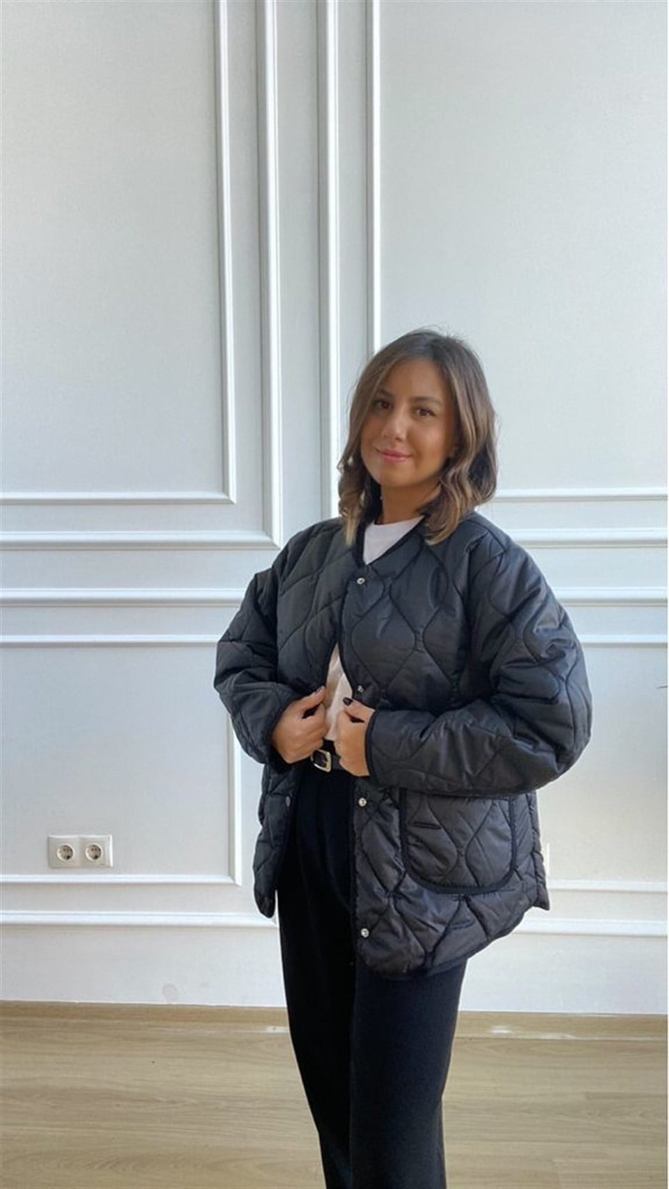 Siyah Kapitone Mont