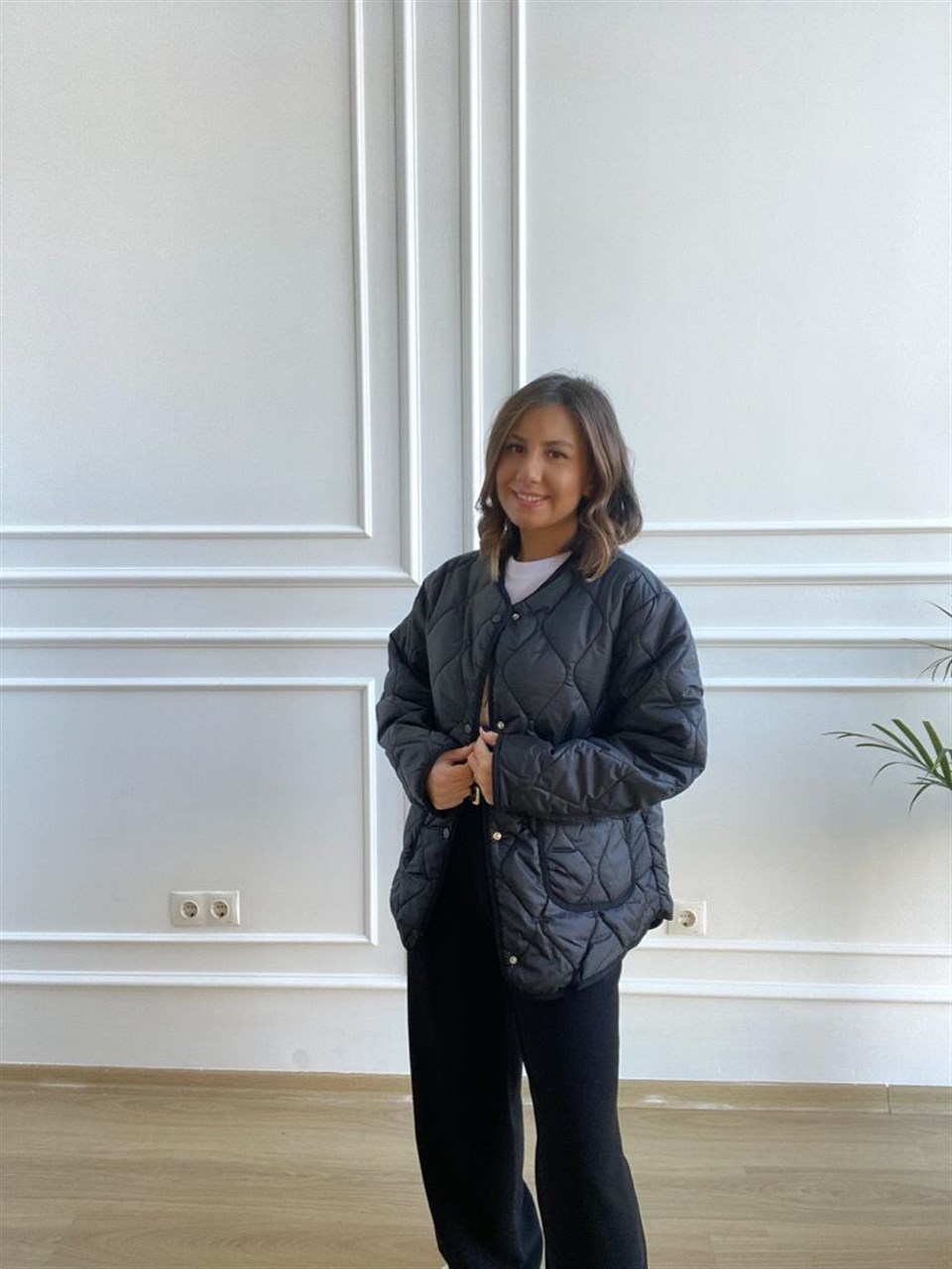 Siyah Kapitone Mont