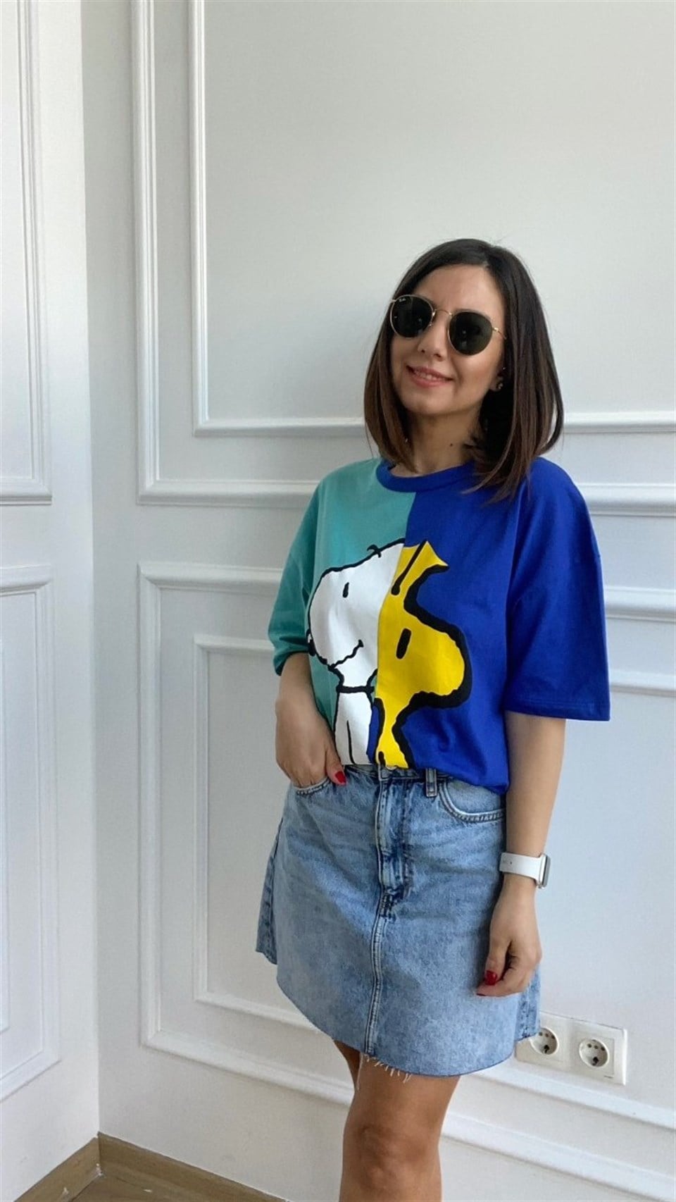 Snoopy Baskılı Tişört