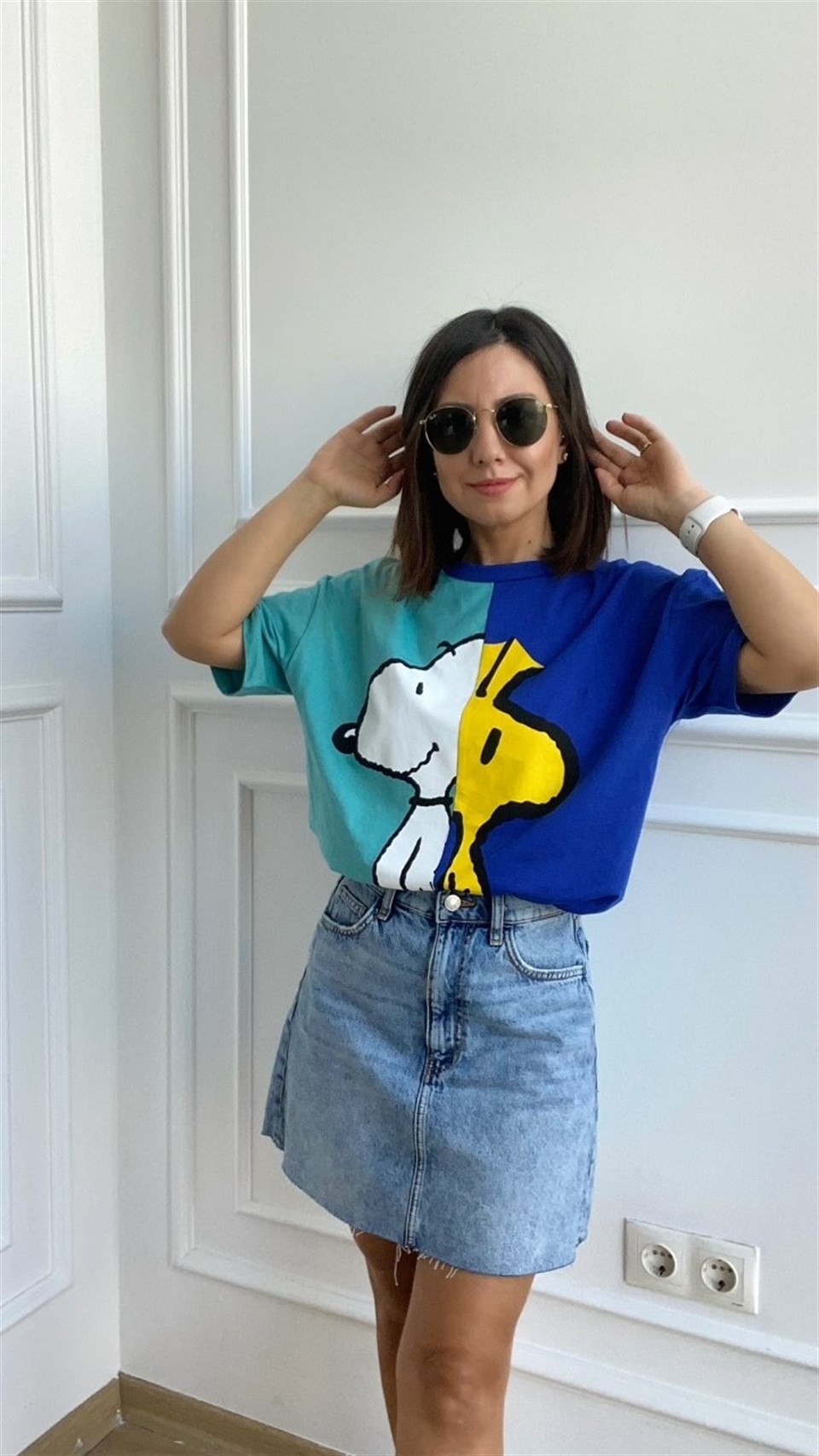 Snoopy Baskılı Tişört