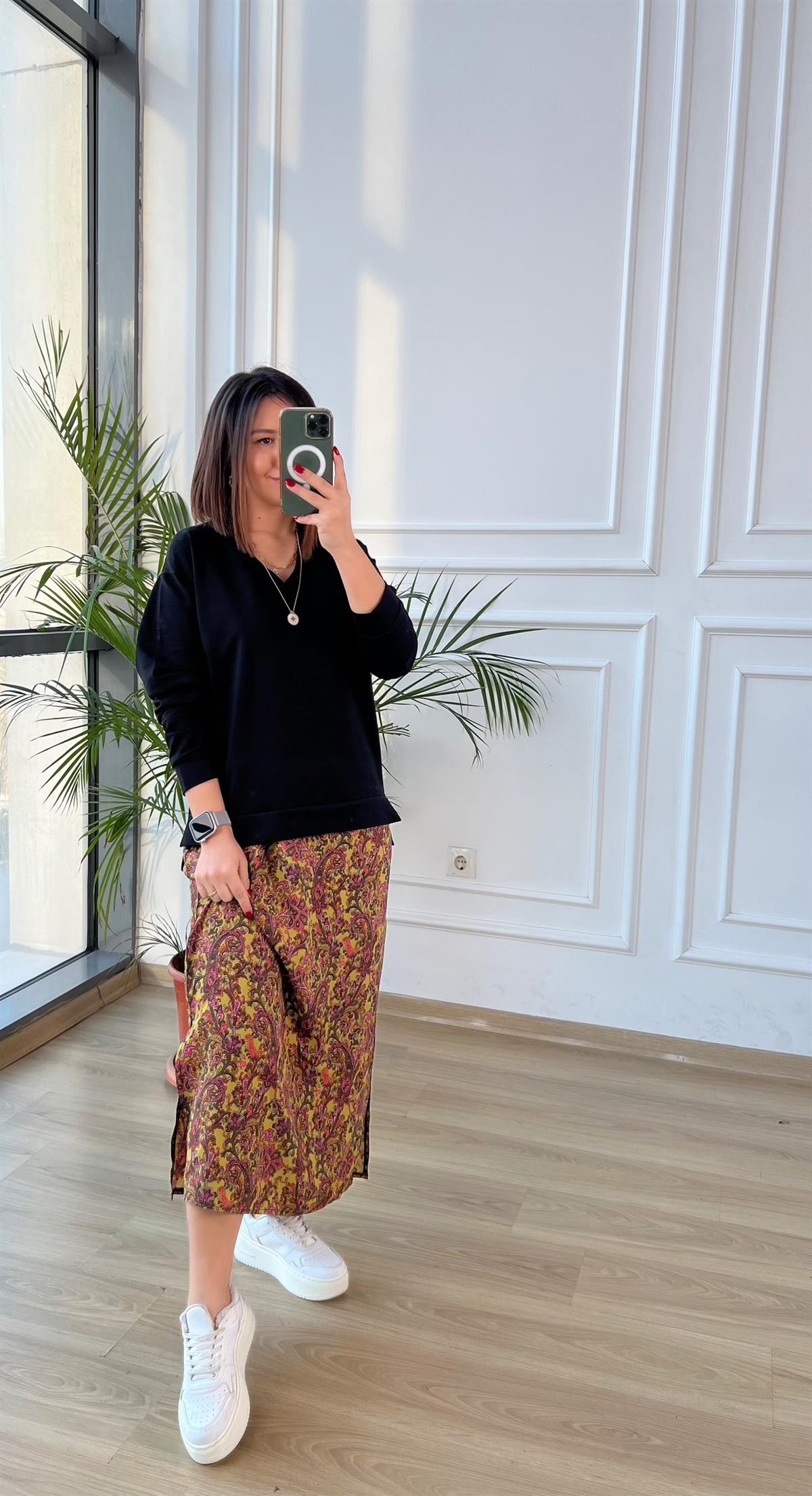 Sweat Detaylı Elbise
