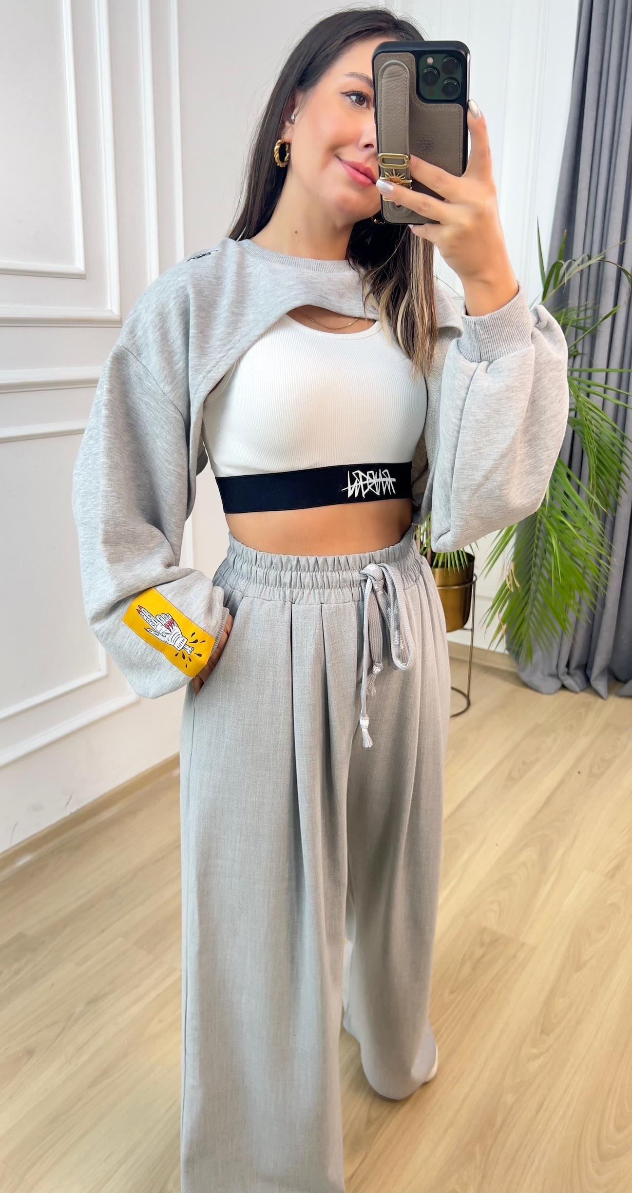 Tasarım Crop Sweat