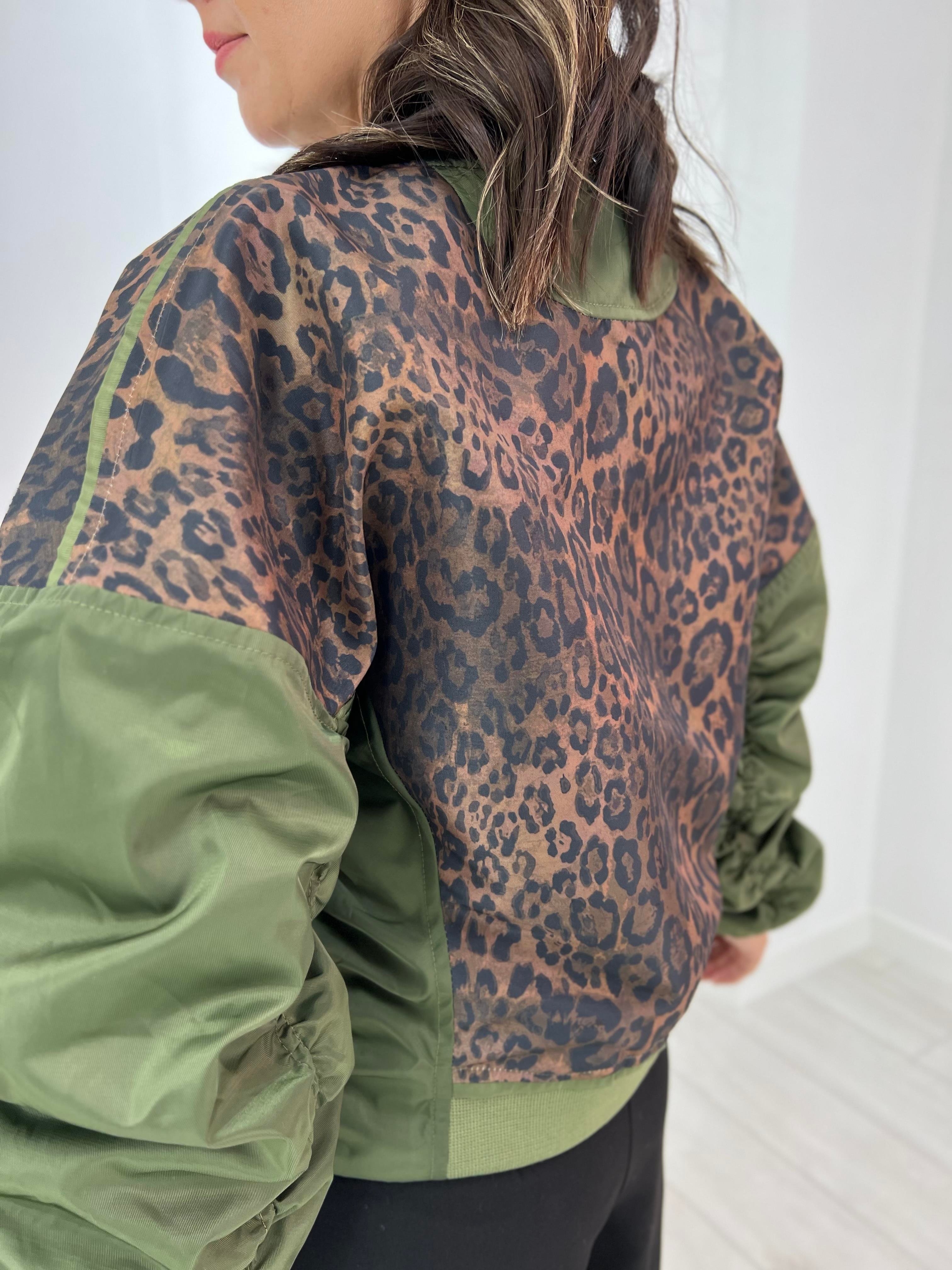 Tasarım Leoparlı Ceket