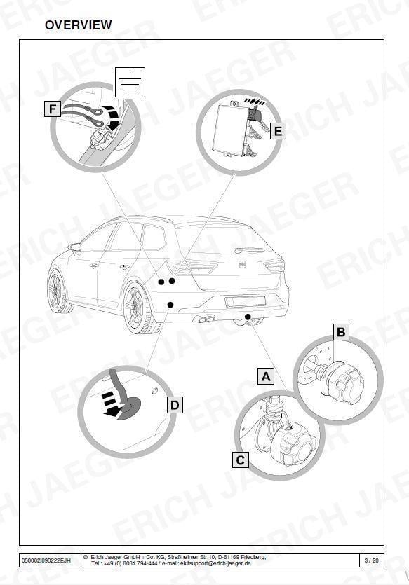  SEAT LEON 5F ST / X -PERIENCE  ARACA ÖZEL ORJİNAL ELEKTRİK MODÜLÜ