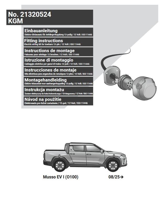 Ssangyong Musso Grand 03/22 -) ARACA ÖZEL ORJİNAL ELEKTRİK MODÜLÜ 