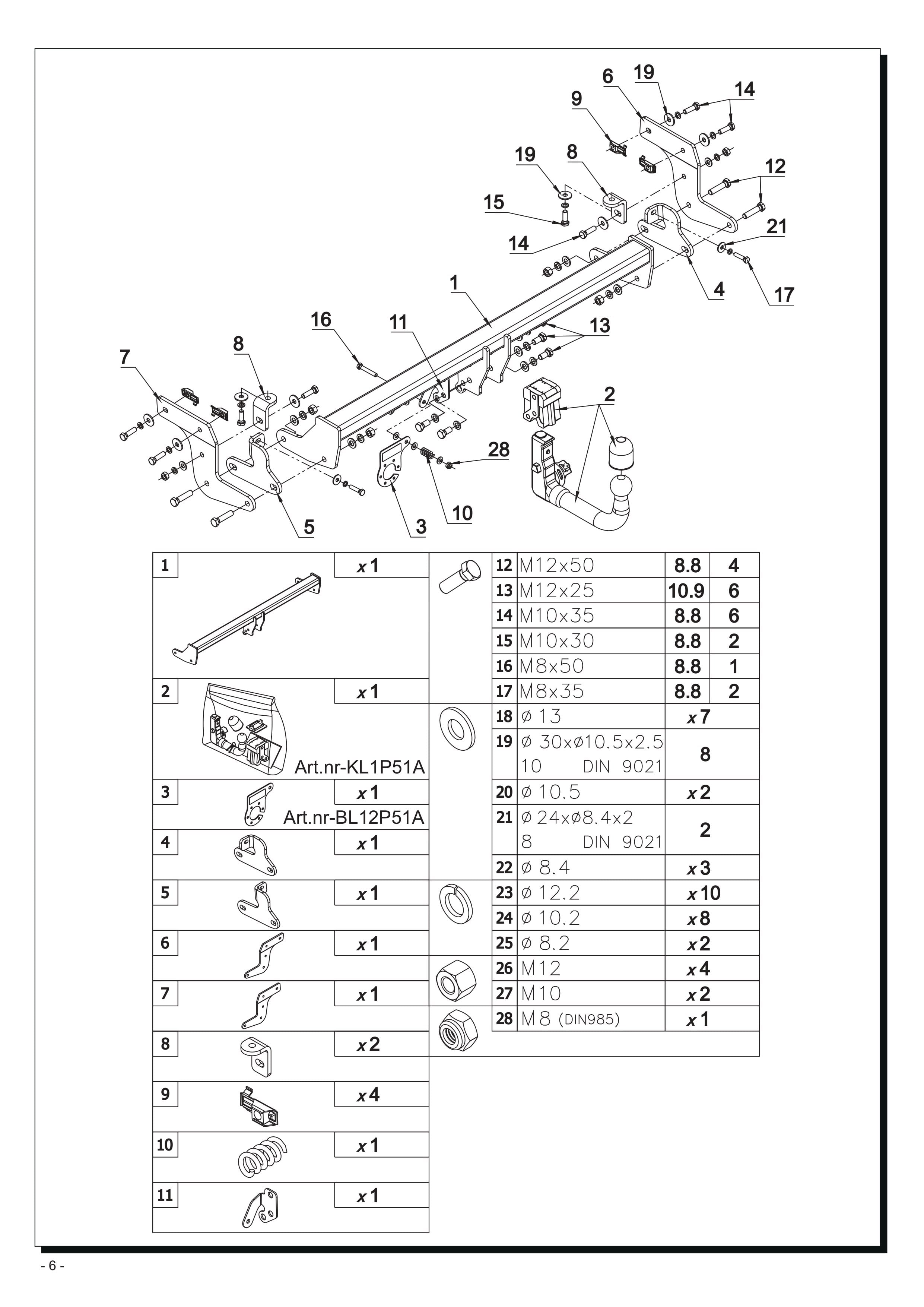 Citroen C3 Aırcross II Çeki Demiri , Kuğu Boynu Dikey Sökülebilir-Anahtarlı Model (03.2024-)