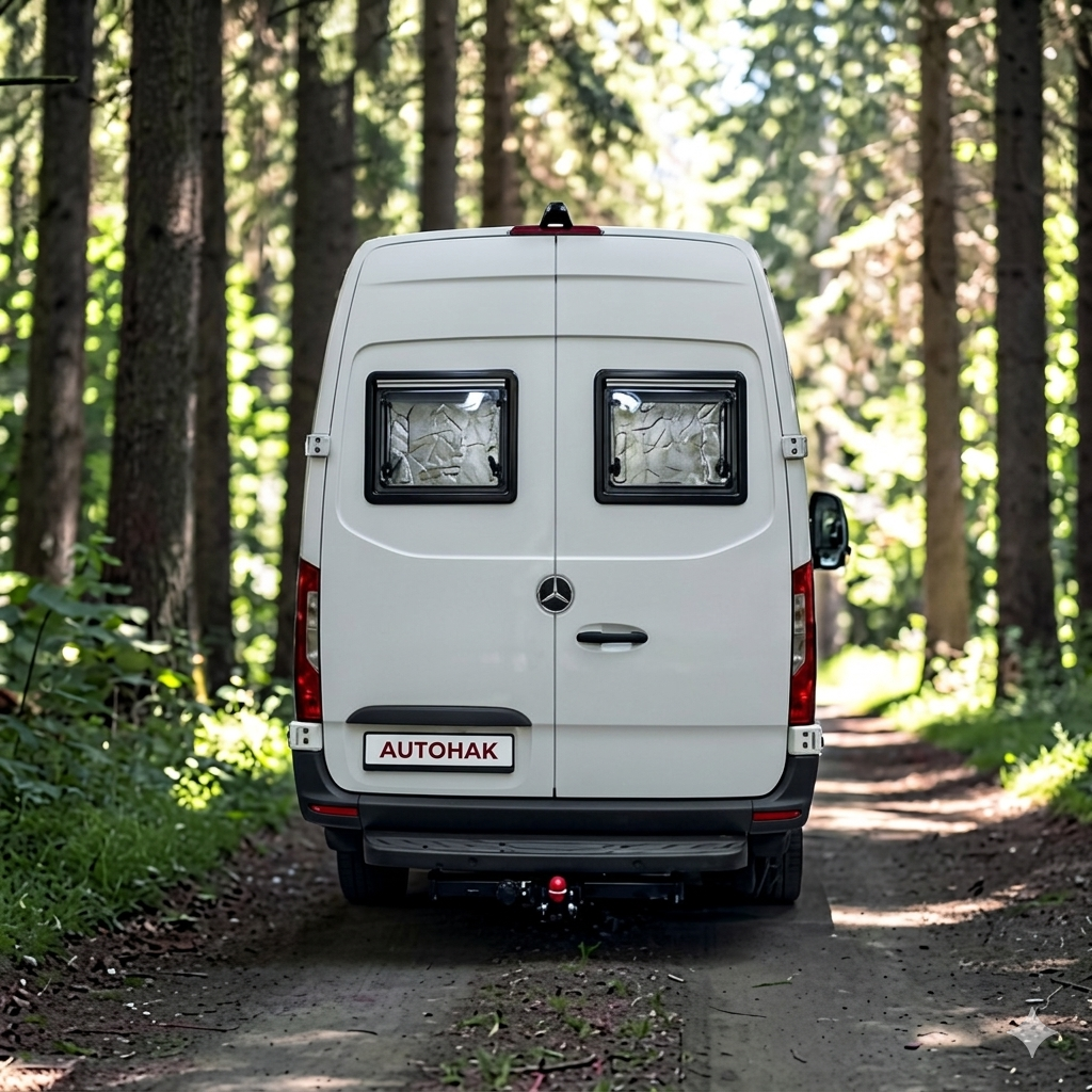 Mercedes Sprinter Panelvan (Arka tampon basamaklı model) Çeki Demiri , Flanşlı (2006 -  )