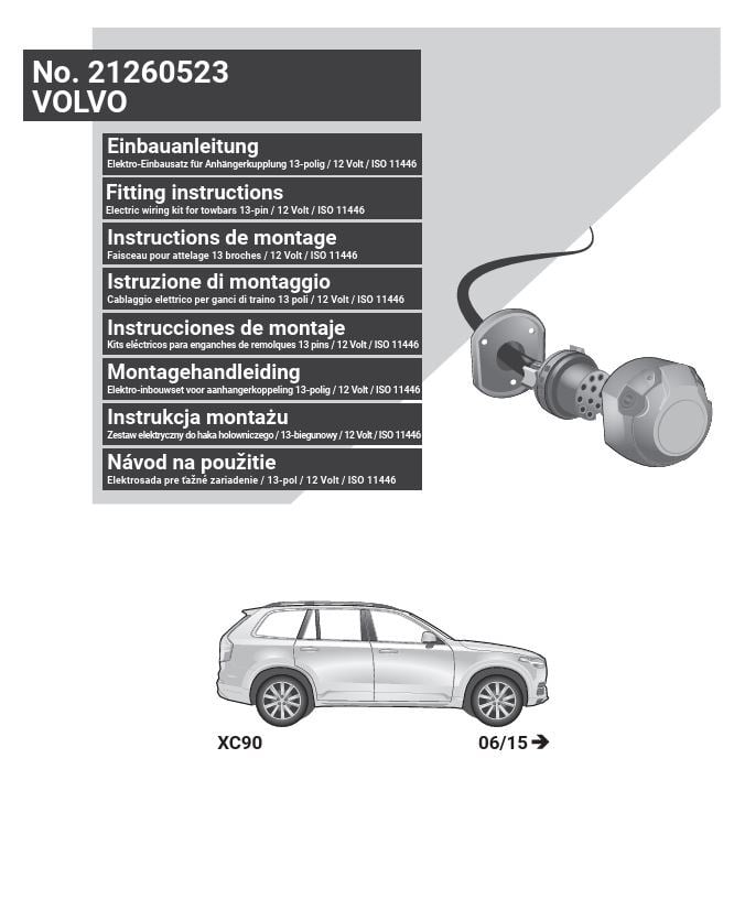 VOLVO XC60 10/17 -) ARACA ÖZEL ORJİNAL ELEKTRİK MODÜLÜ