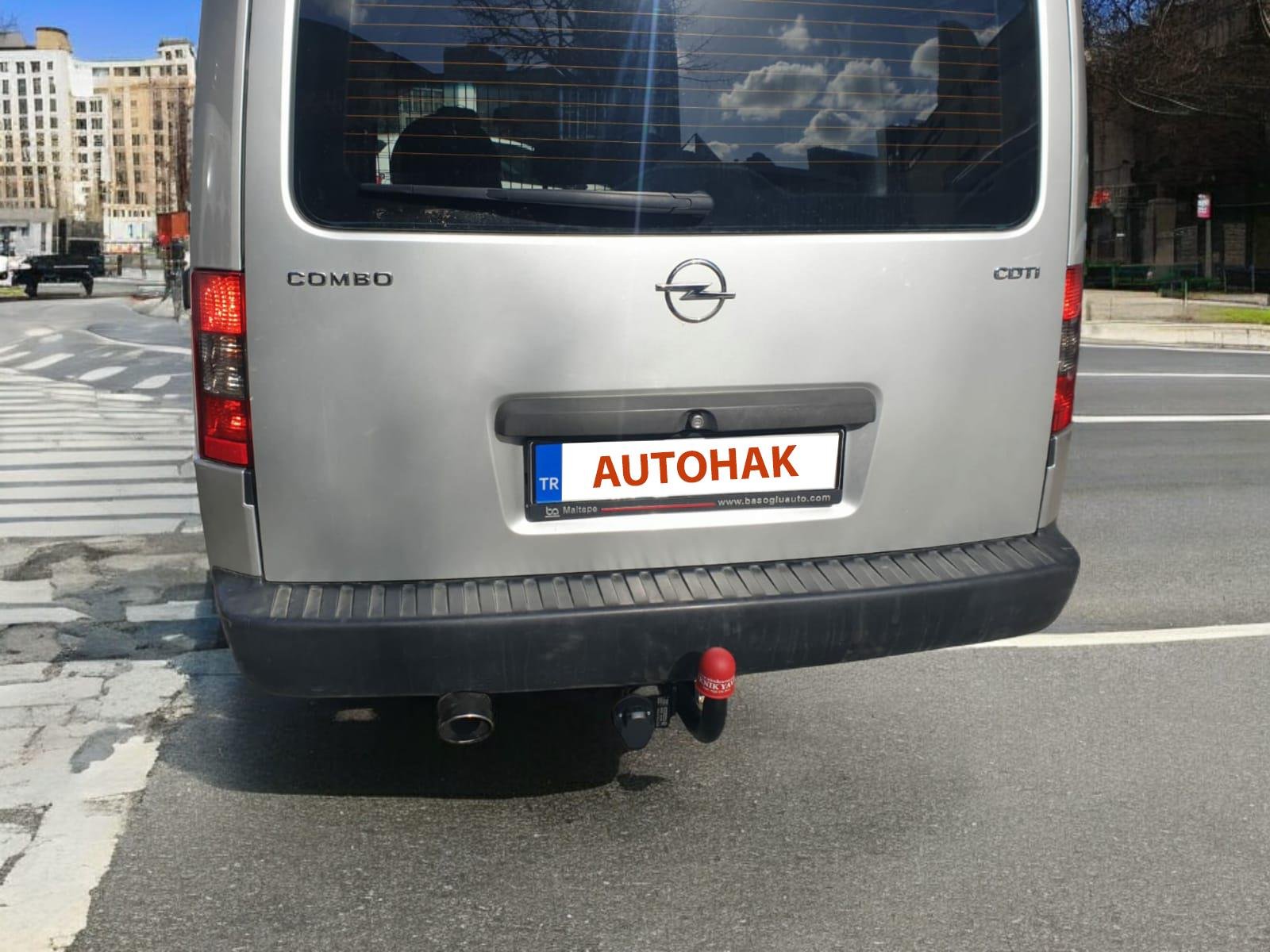 Opel Combo Çeki Demiri , Kuğu Boynu - Sabit (2002 - 2012)