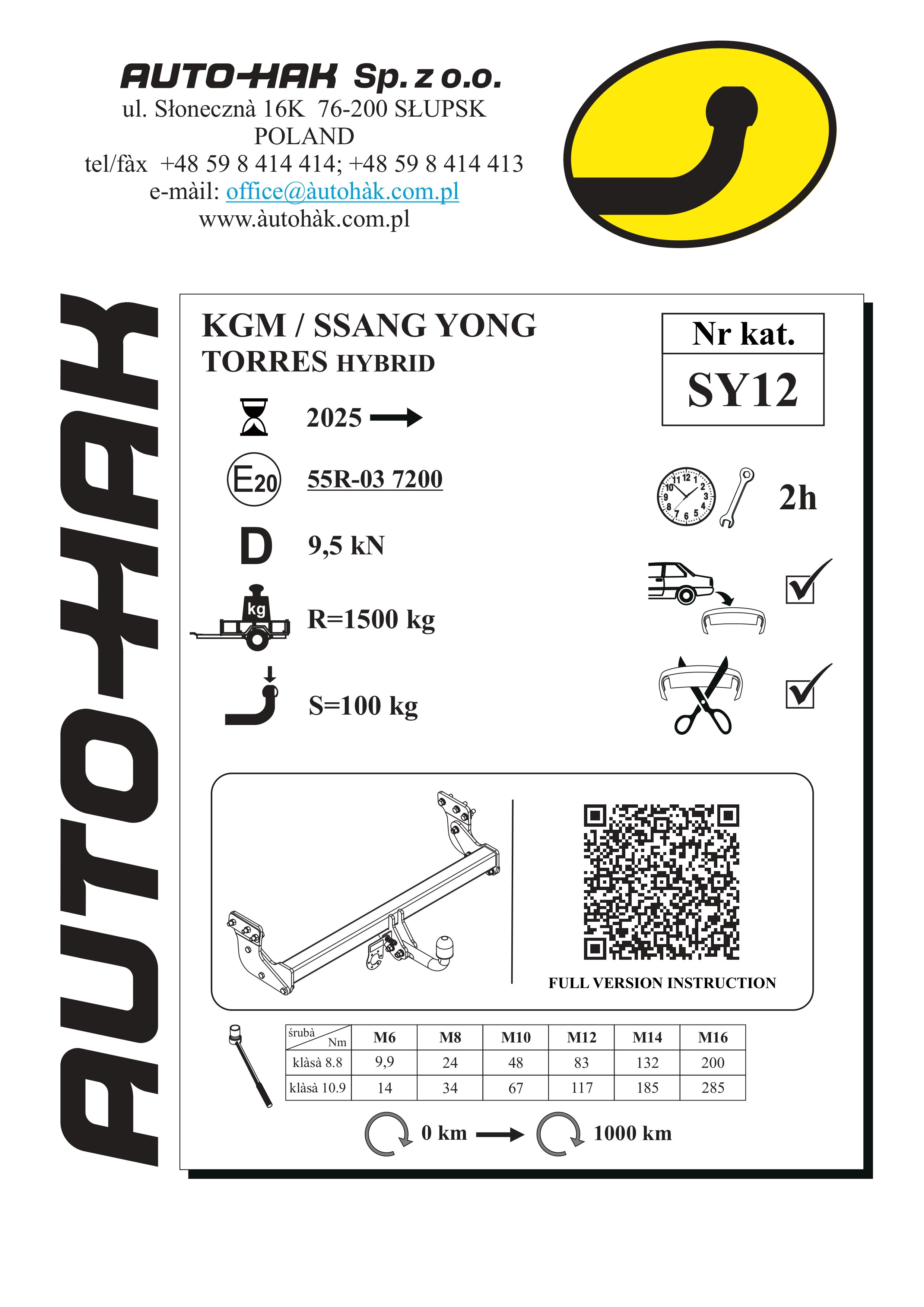 Ssangyong Torres , Kuğu Boynu - Çeki Demiri (2025- )