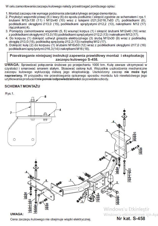 SEANYONG ACTYON SPORTS ÇEKİ DEMİRİ