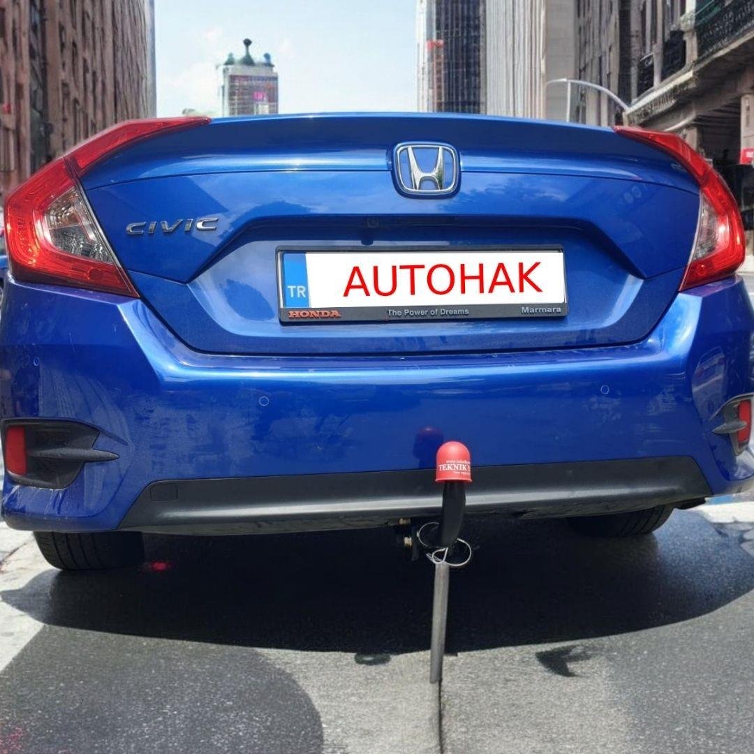 Honda Civic 4K Çeki Demiri , Yatay Sökülebilir-Mandallı (2017 -  )