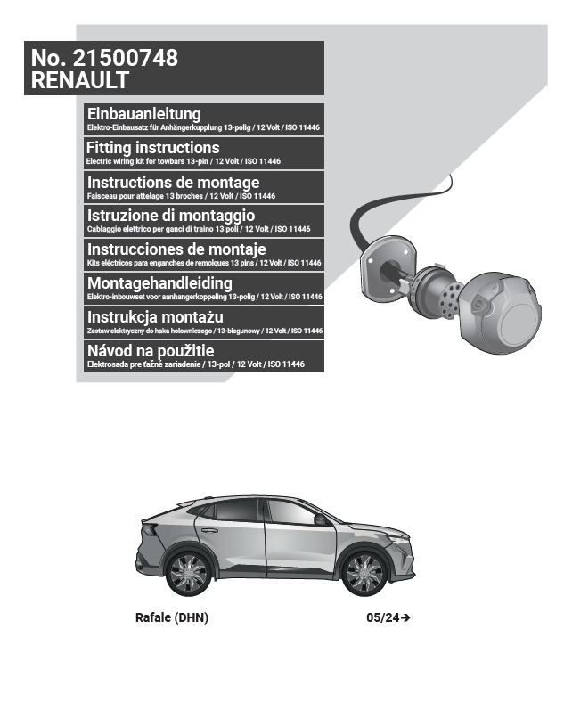 RENAULT RAFELE 05/24 -)  ARACA ÖZEL ORJİNAL ELEKTRİK MODÜLÜ
