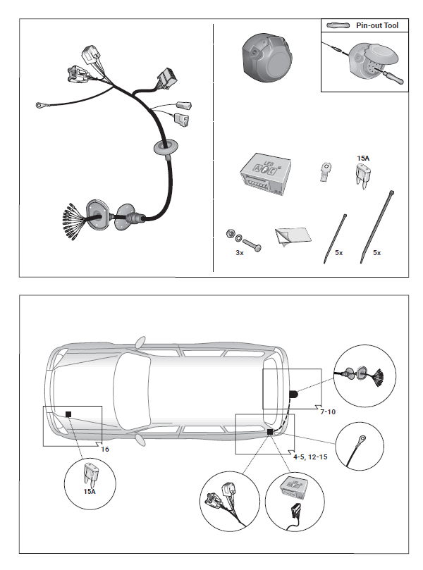 NISSAN Qashqai (J12) 06/21-05/24 ARACA ÖZEL ORJİNAL ELEKTRİK MODÜLÜ
