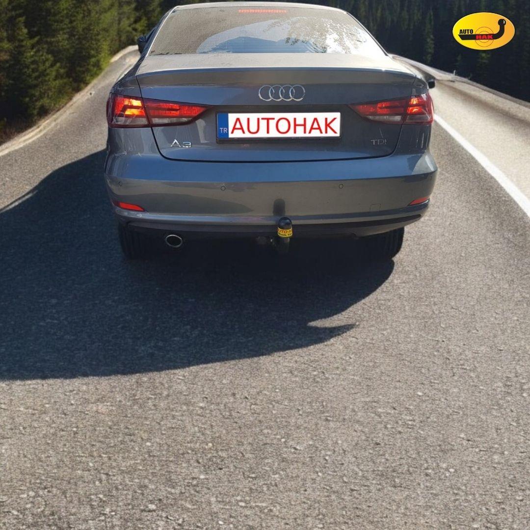 Audi A3 3D Çeki Demiri , Kuğu Boynu - Sabit (2012 -  )