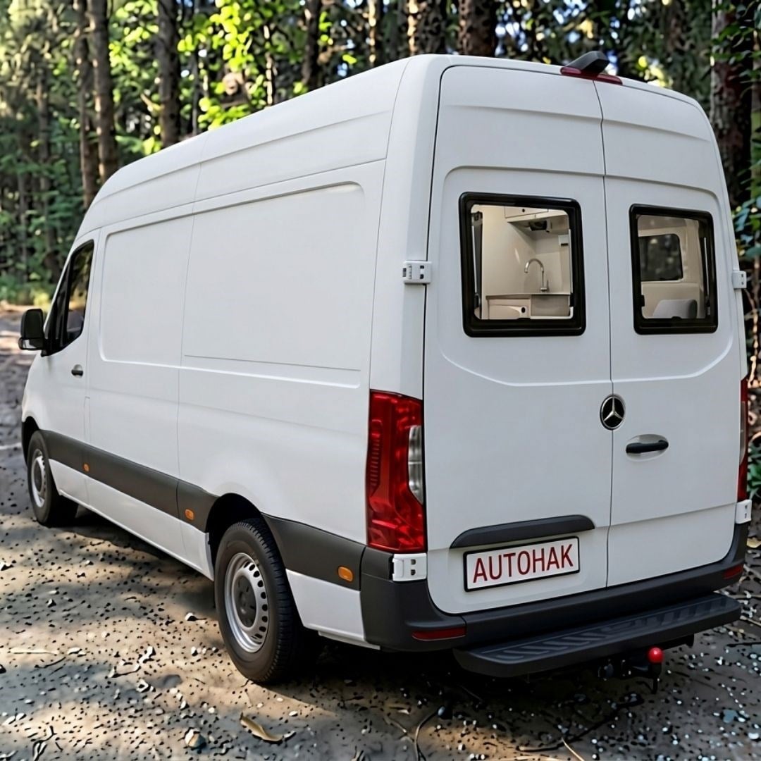 Mercedes Sprinter Panelvan (Arka tampon basamaklı model) Çeki Demiri , Flanşlı (2006 -  )