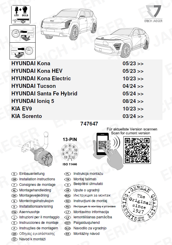 HYUNDAİ TUCSON 04/24 -)  ARACA ÖZEL ORJİNAL ELEKTRİK MODÜLÜ 