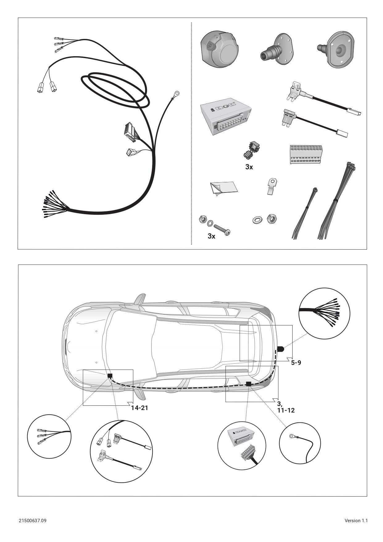 Citroen DS3 Crossback 04/19 -)  ARACA ÖZEL ORJİNAL ELEKTRİK MODÜLÜ 