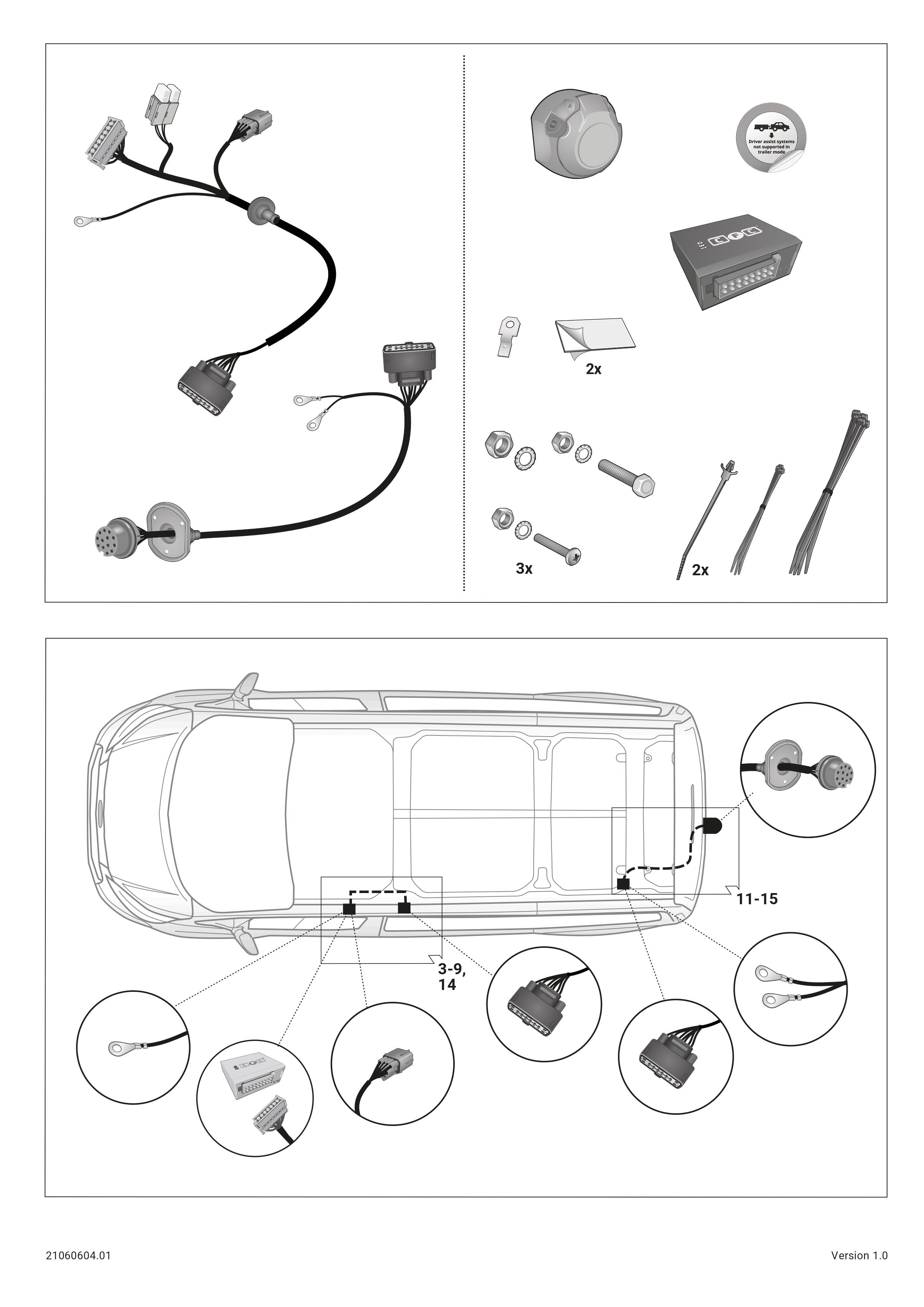 Ford Transit VII V363 06/25 -)  ARACA ÖZEL ORJİNAL ELEKTRİK MODÜLÜ 